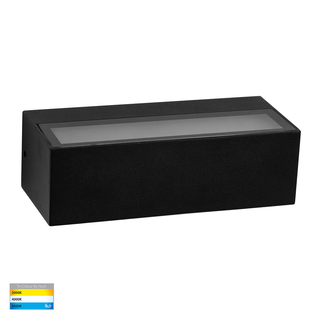 HV3655T-BLK - Siena Black LED Up & Down Wall Light