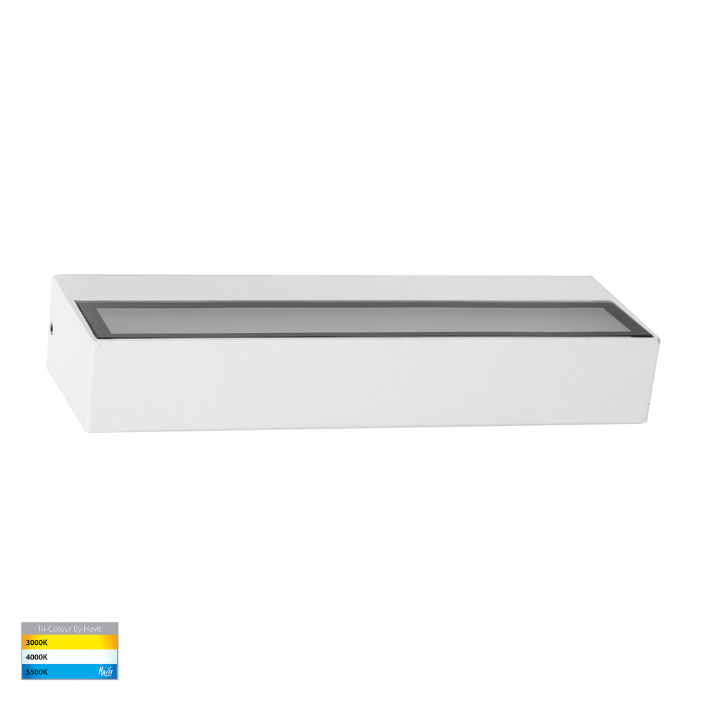 HV3656T-WHT - Siena White LED Uplighter Wall Light