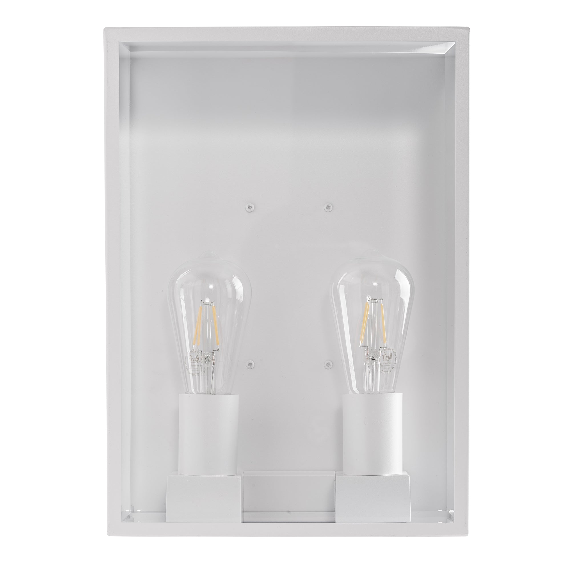 HV36592W-WHT - Bayside 316 Stainless Steel White 2 Light Wall Light