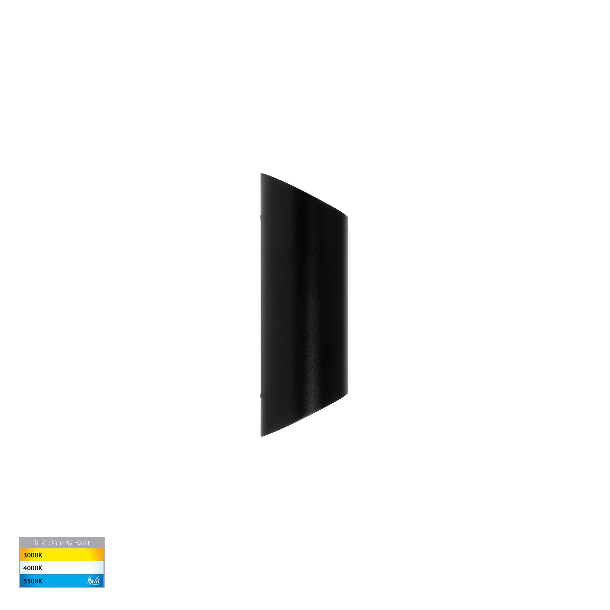 HV3662T-BLK-240V - Contec Aluminium Black Up & Down Wall Light