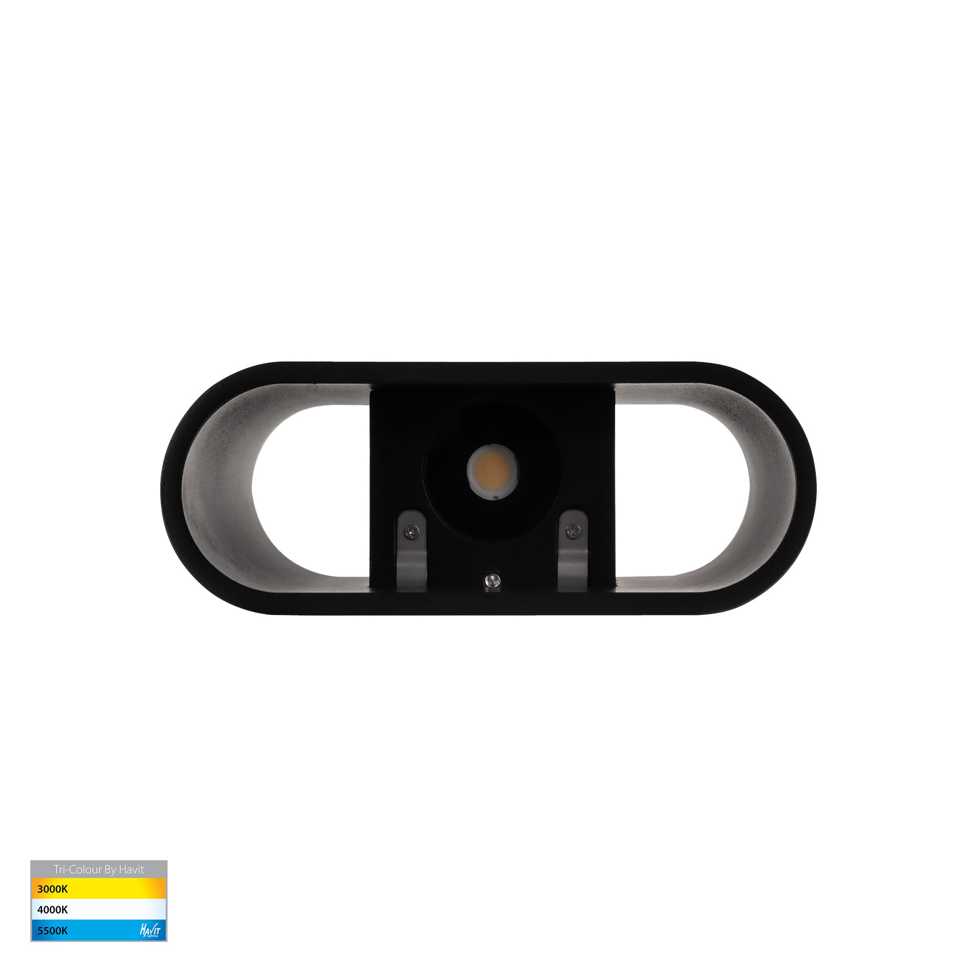 HV3662T-BLK-240V - Contec Aluminium Black Up & Down Wall Light