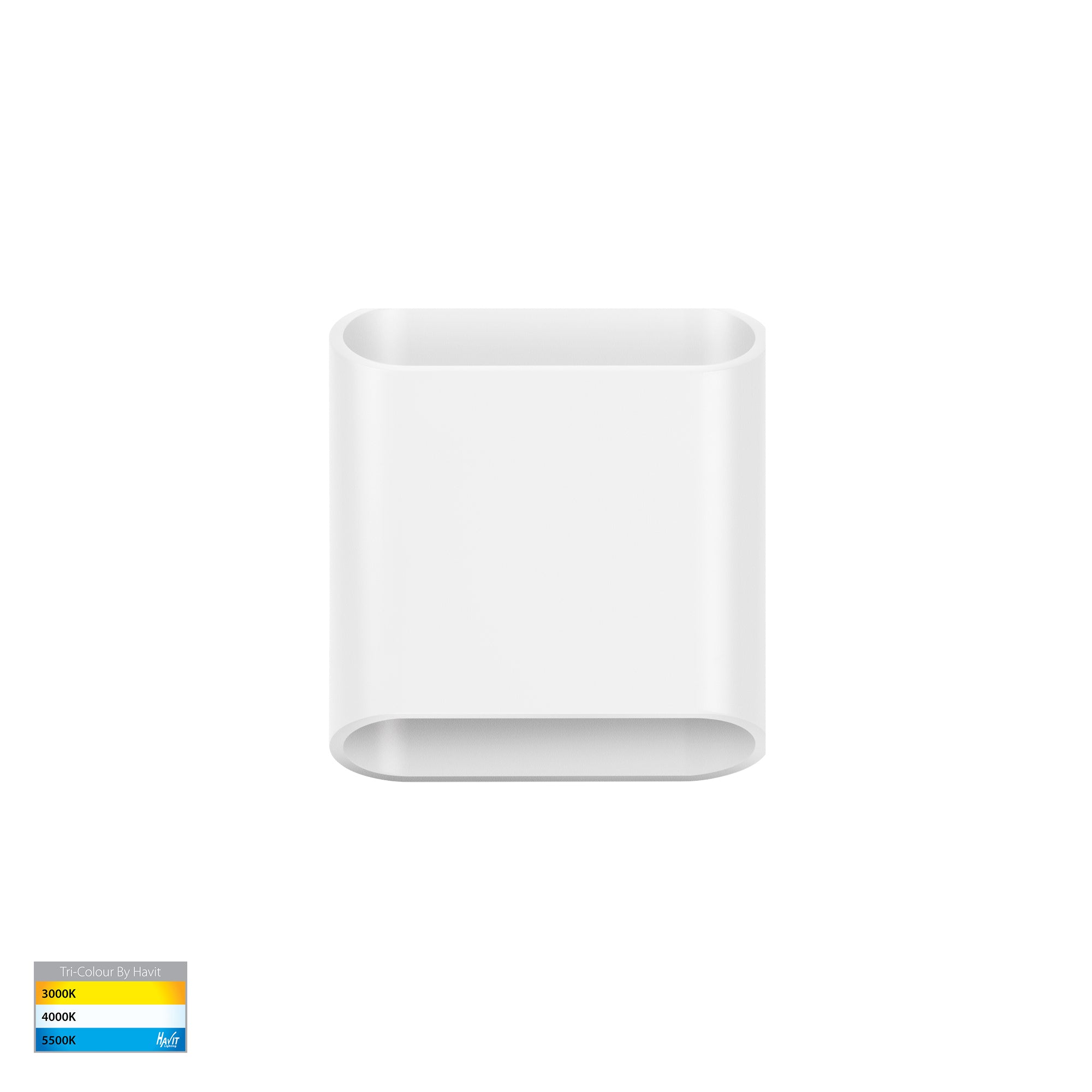 HV3662T-WHT-240V - Contec Aluminium White Up & Down Wall Light