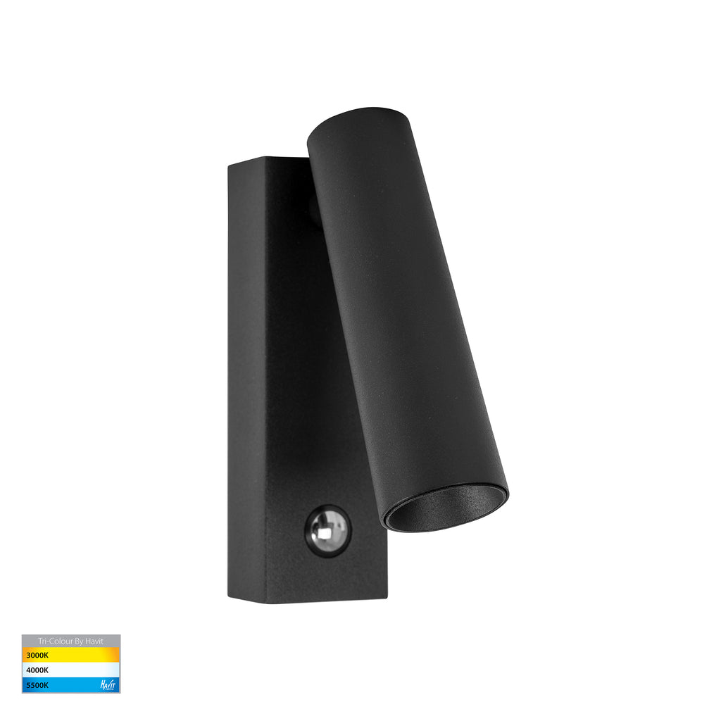 HV3686T-BLK - Lesen Black Single Adjustable Wall Light