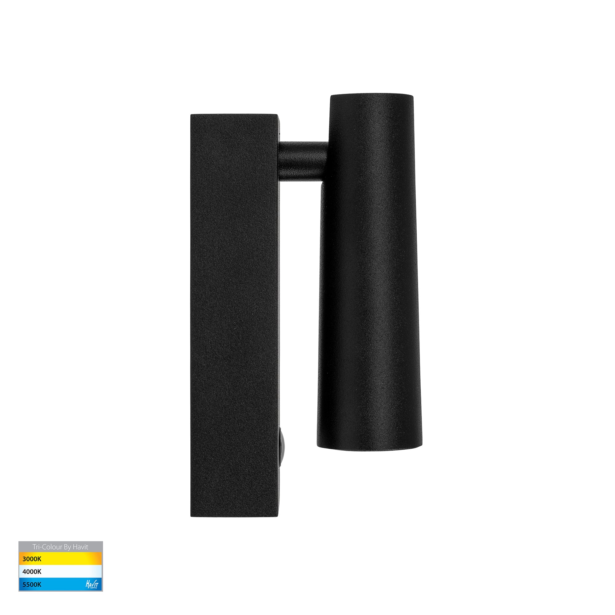 HV3686T-BLK - Lesen Black Single Adjustable Wall Light