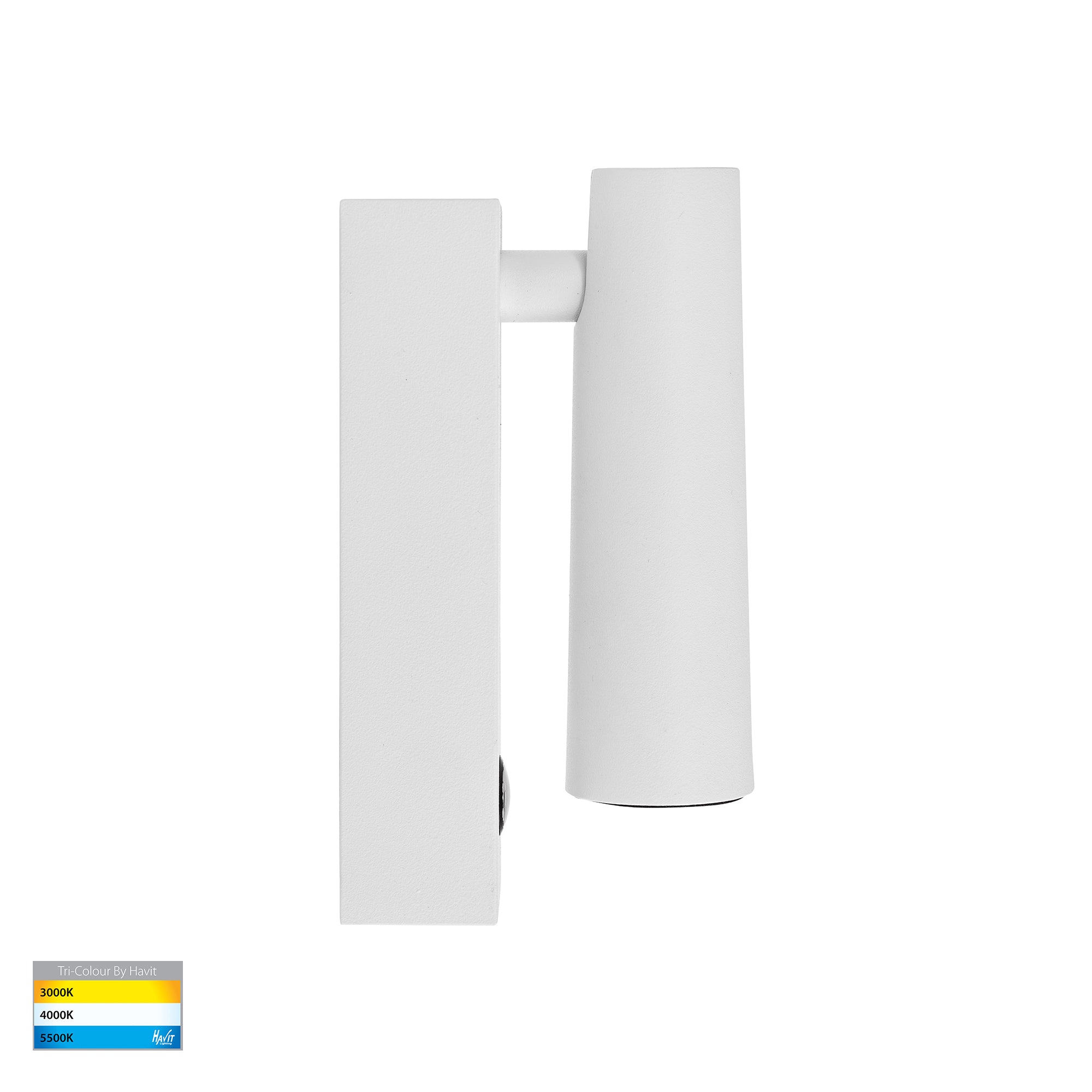 HV3686T-WHT - Lesen White Single Adjustable Wall Light