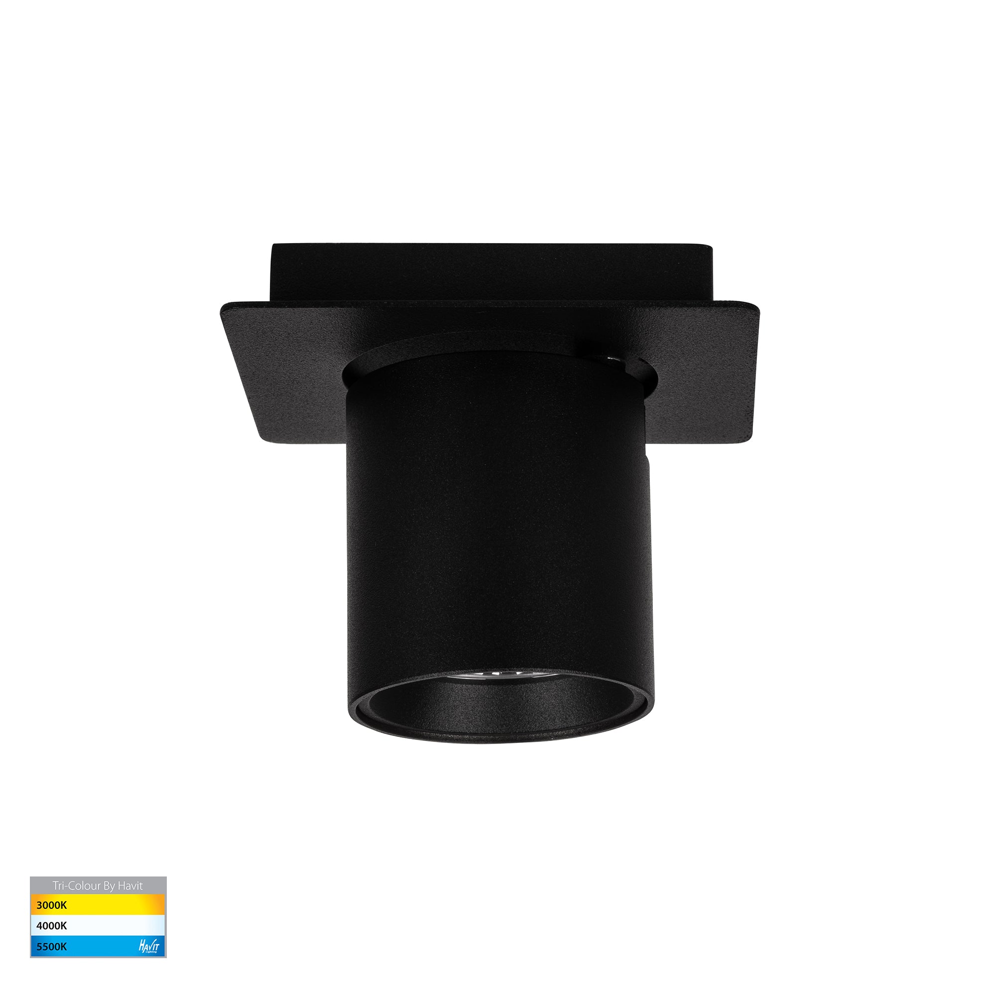 HV4003T-1-BLK - Sbarra Black Single Adjustable Spot Light