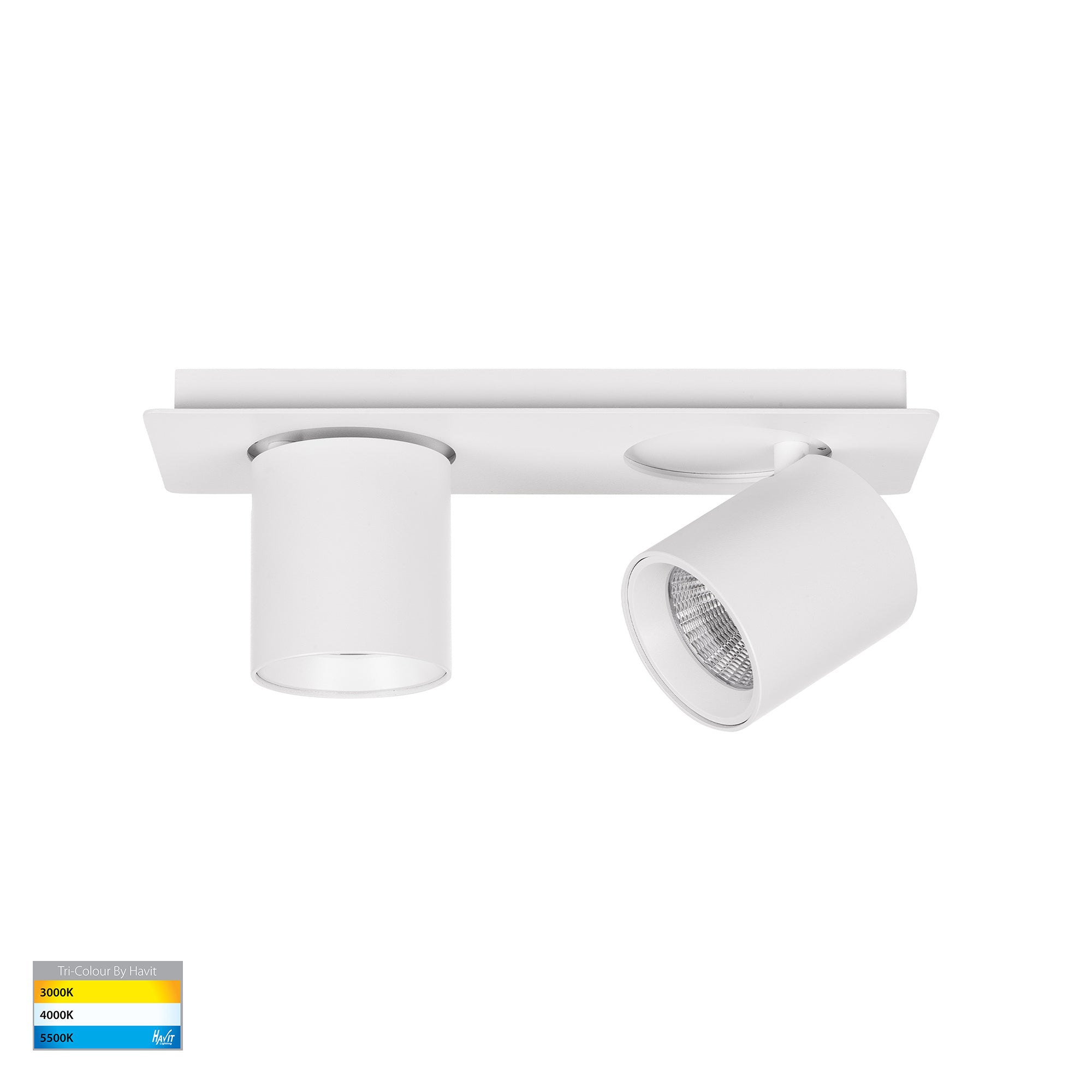 HV4003T-2-WHT - Sbarra White 2 Light Adjustable Bar Light
