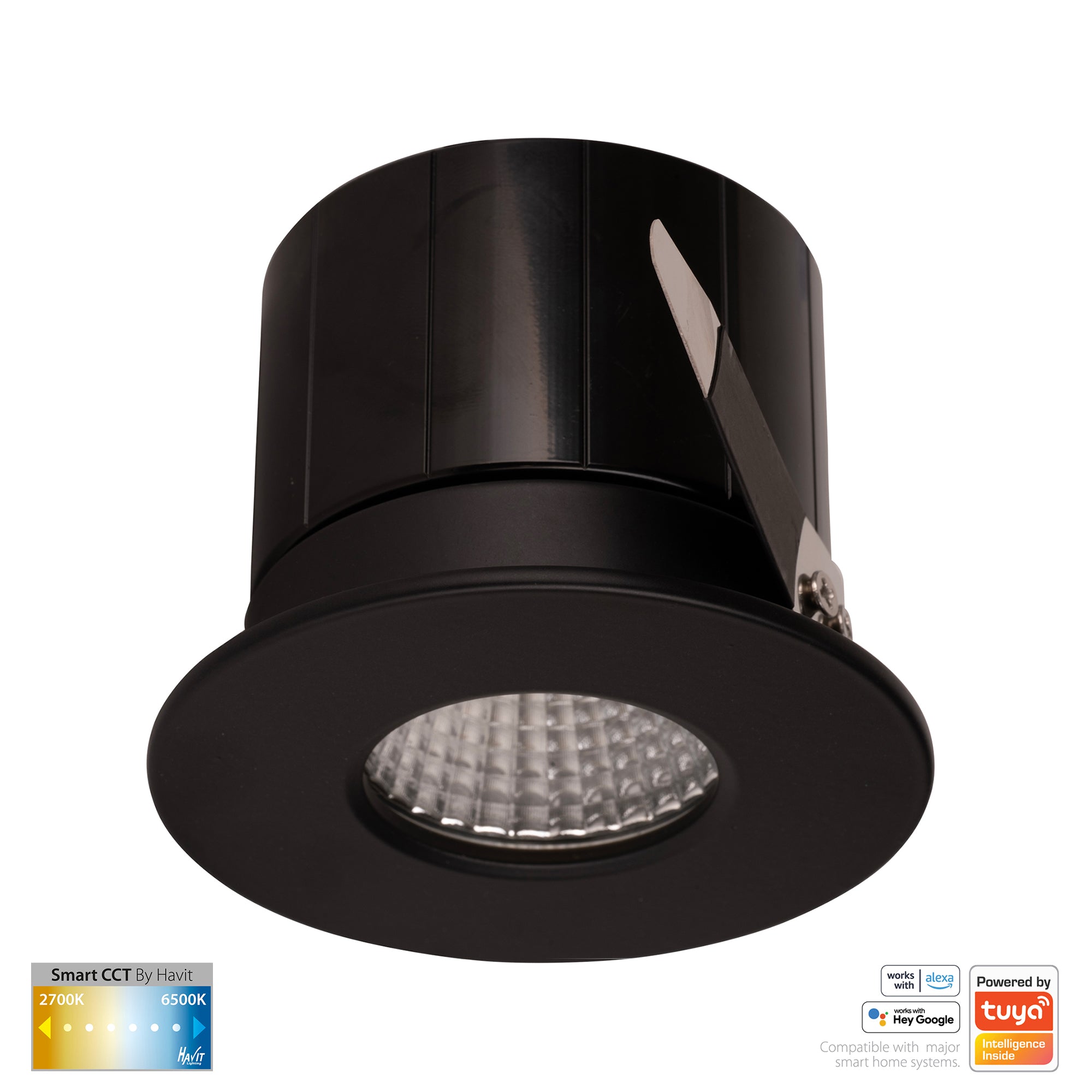 HV5511CCT-BLK - Prime Black Fixed CCT WIFI LED Downlight