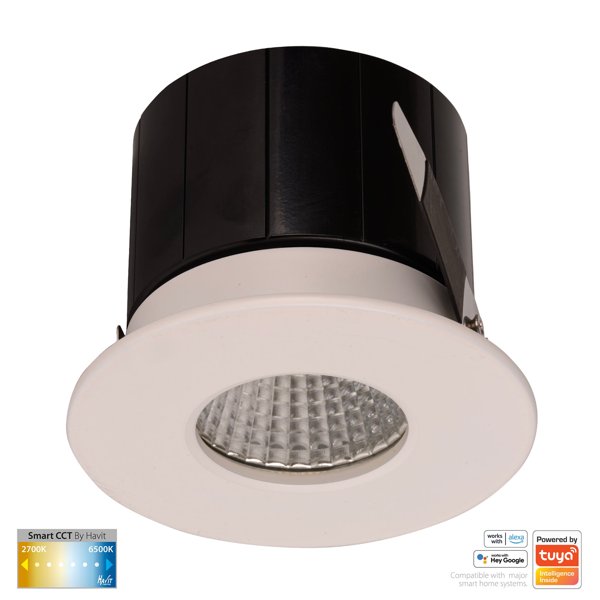 HV5511CCT-WHT - Prime White Fixed CCT WIFI LED Downlight