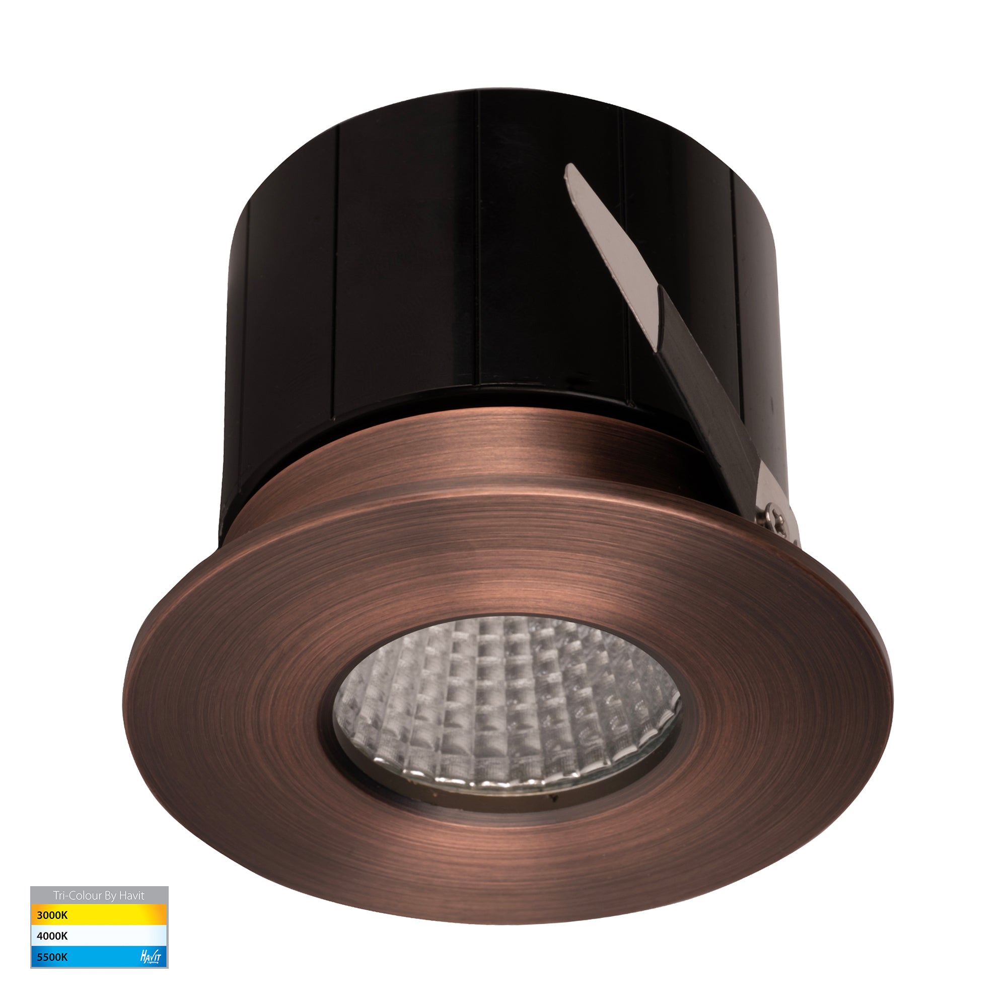 HV5511T-AB - Prime Antique Brass Fixed LED Downlight