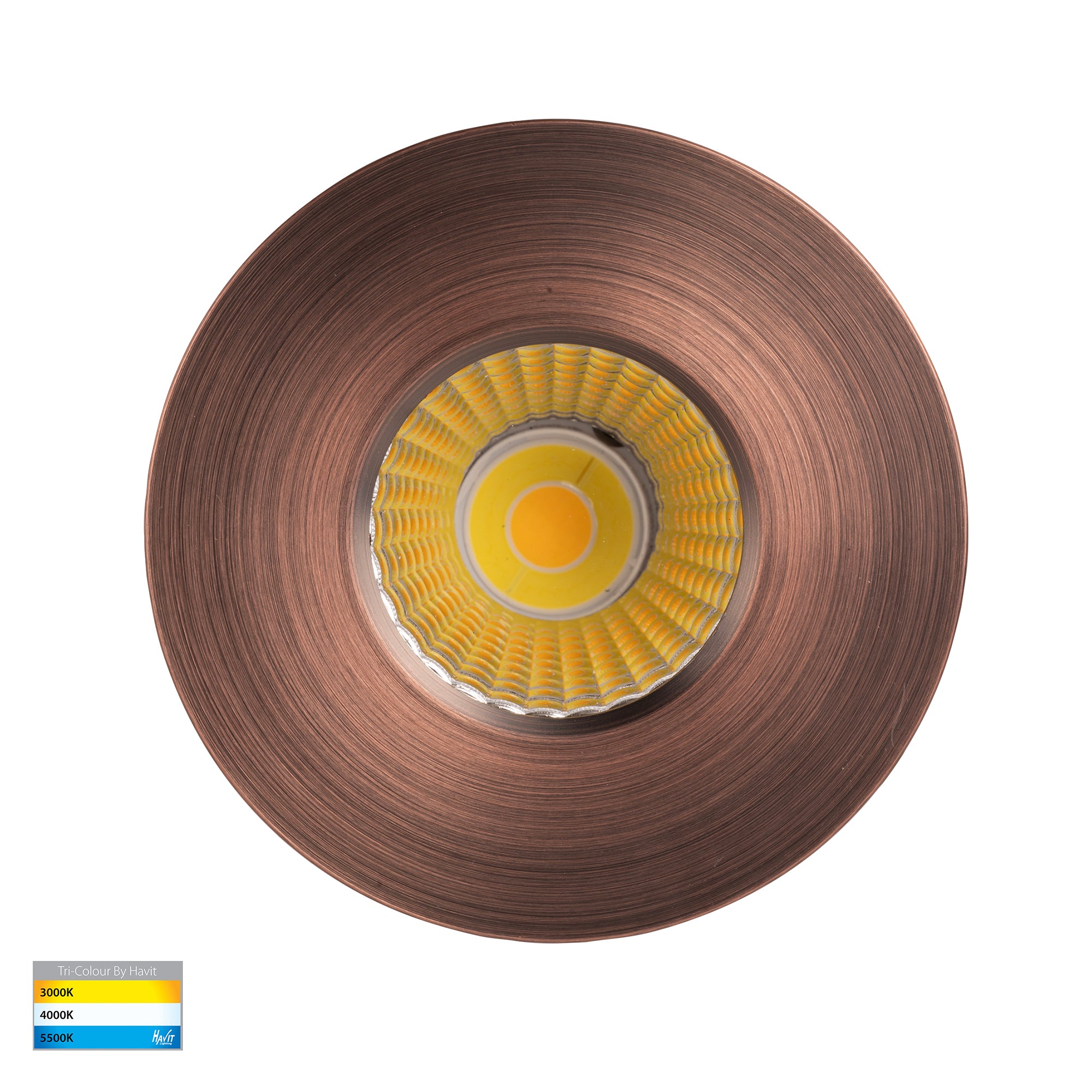 HV5511T-AB - Prime Antique Brass Fixed LED Downlight