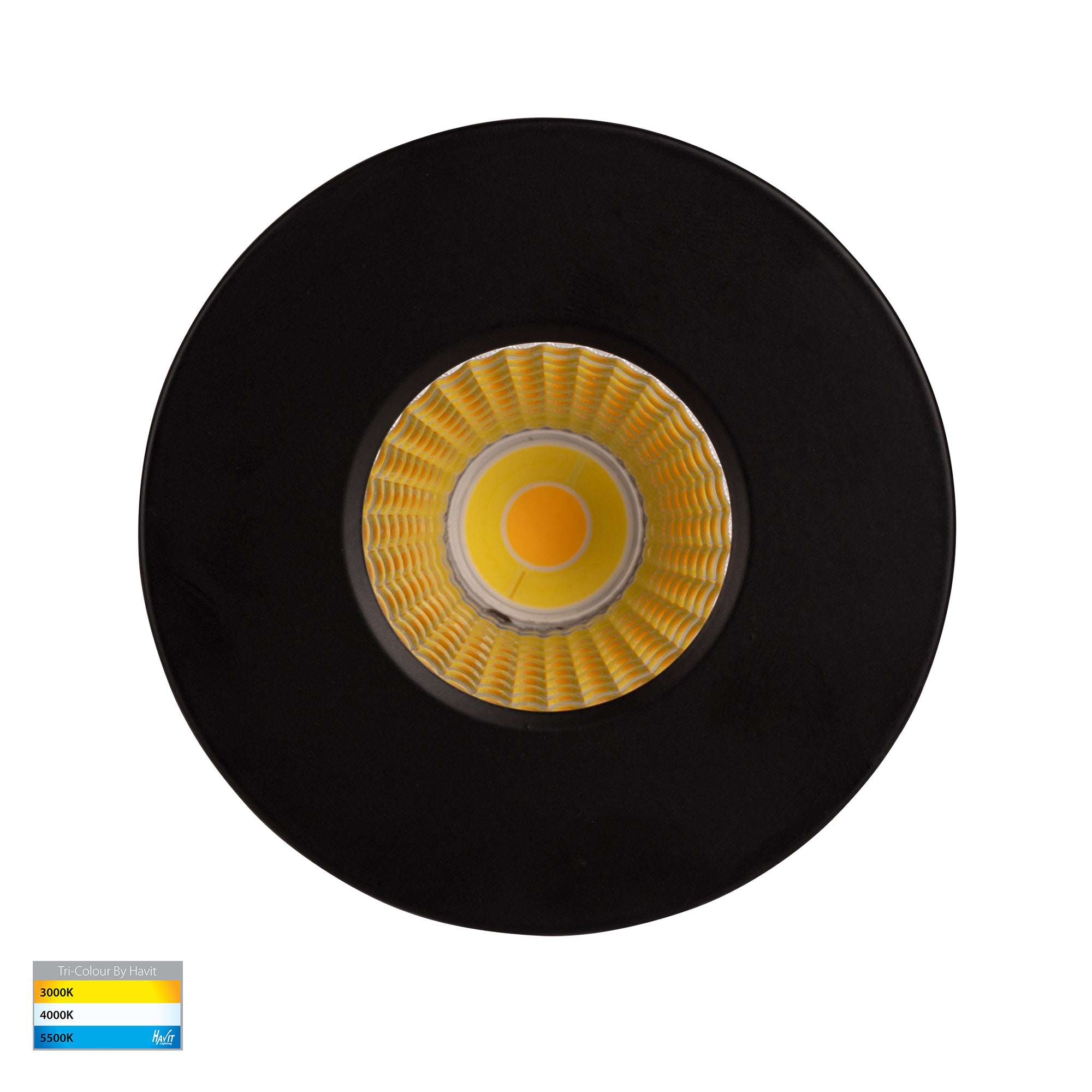 HV5511T-BLK - Prime Black Fixed LED Downlight