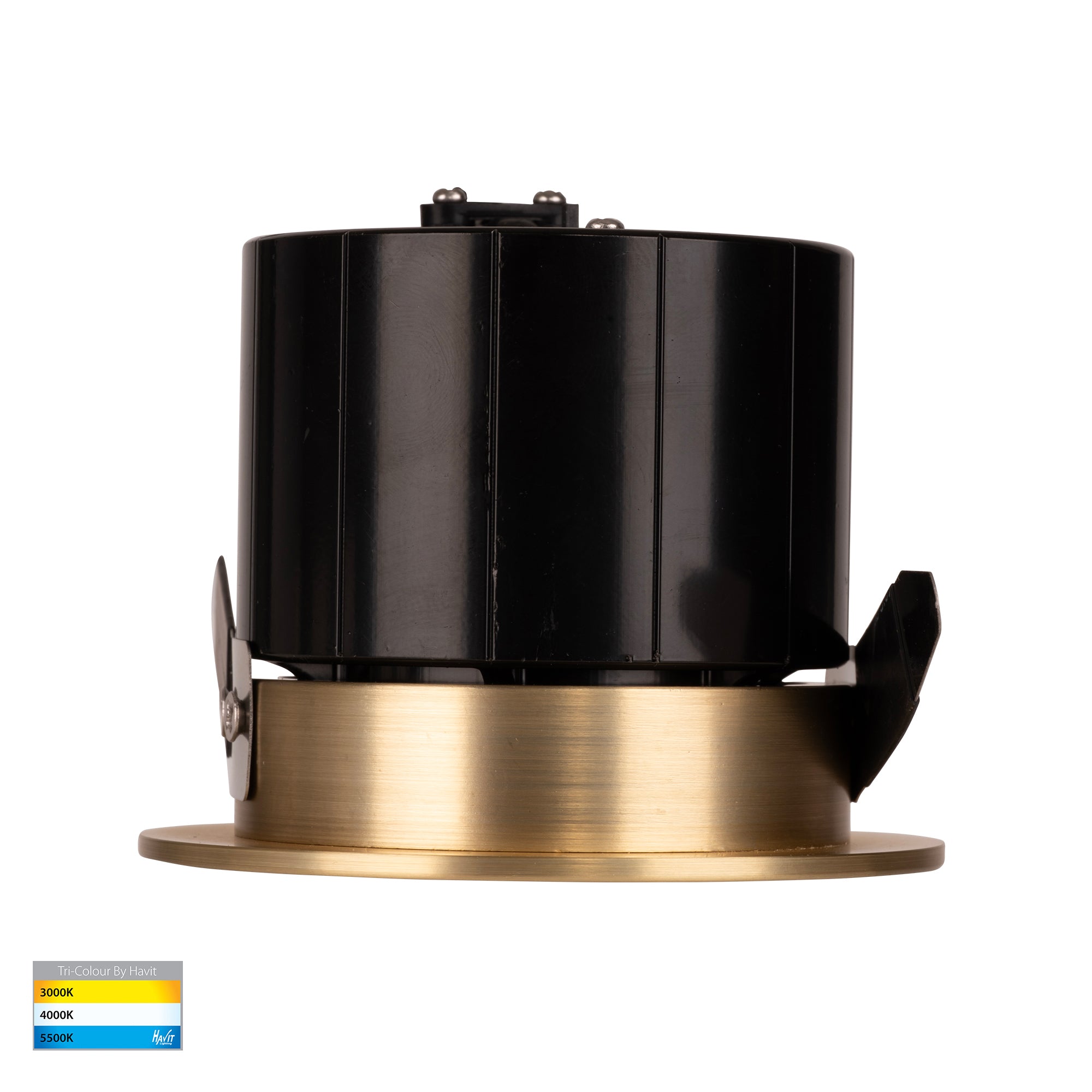 HV5511T-BR - Prime Brass Coloured Fixed LED Downlight