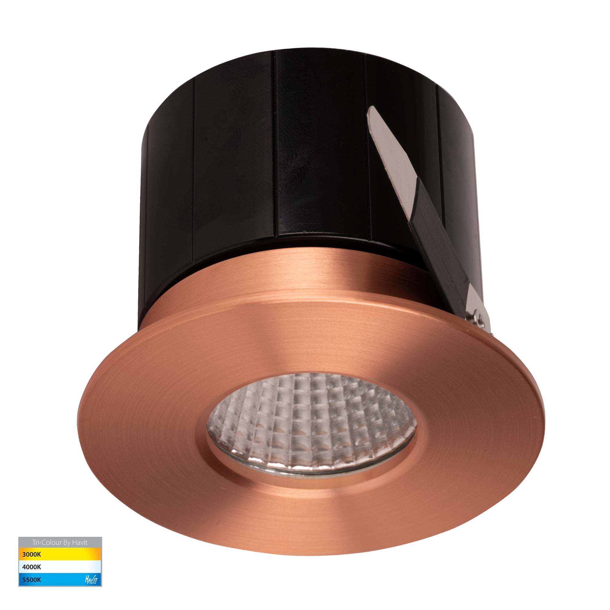 HV5511T-CP - Prime Copper Coloured Fixed LED Downlight
