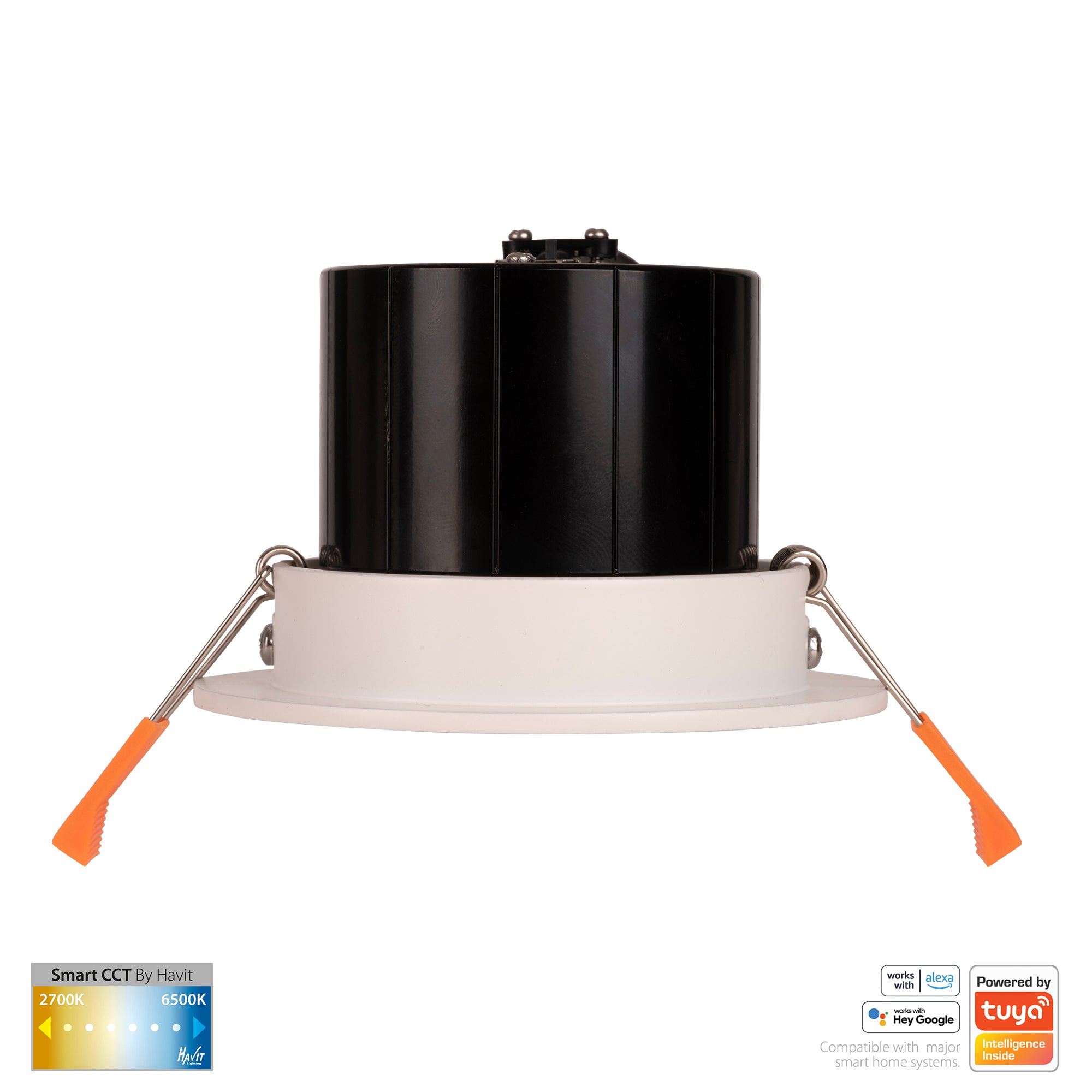 HV5512CCT-WHT - Prime White Tilt CCT WIFI LED Downlight