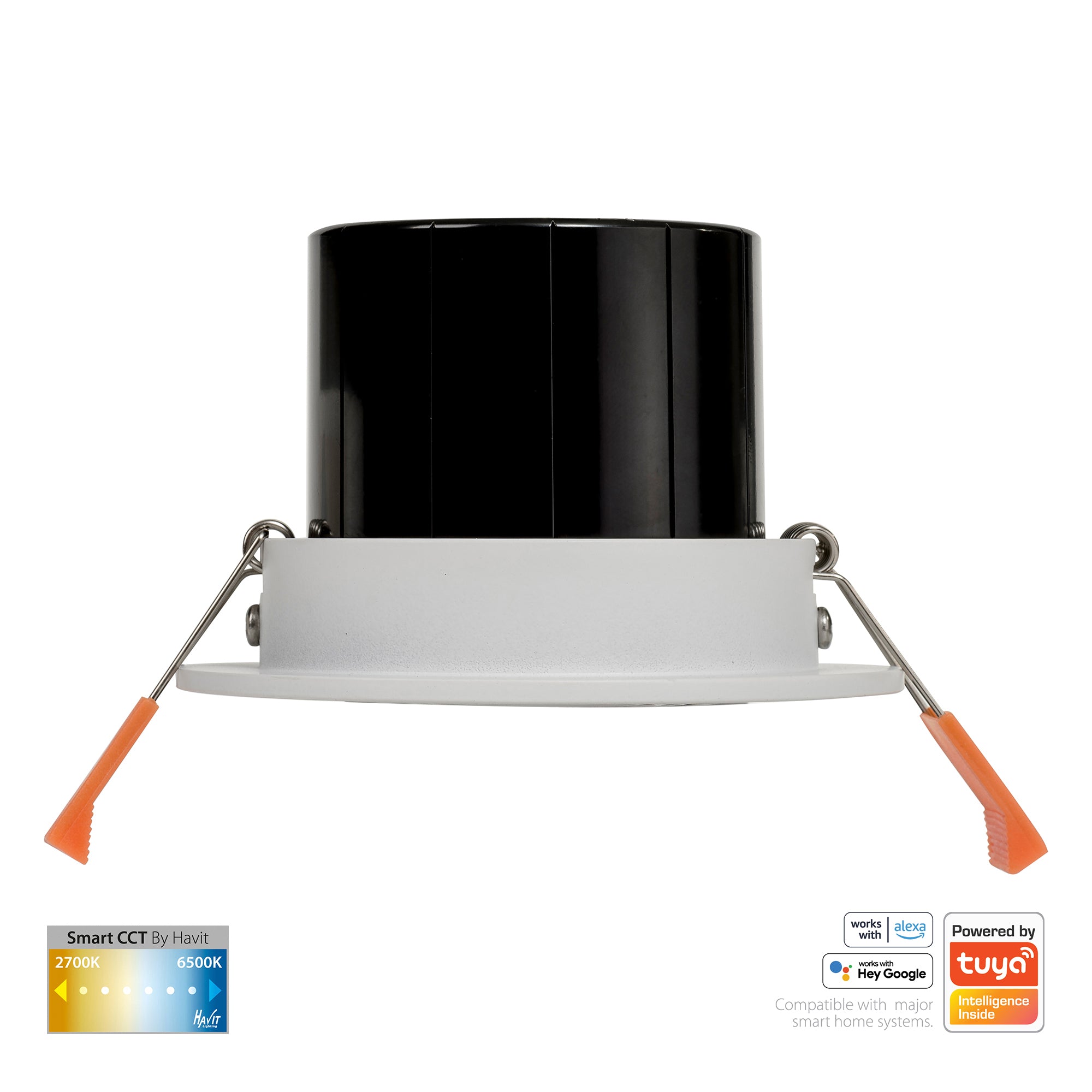 HV5512CCT-WHT - Prime White Tilt CCT WIFI LED Downlight