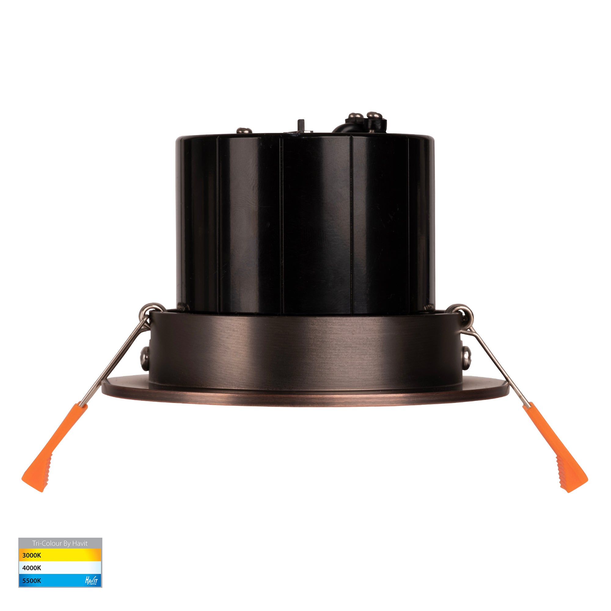 HV5512T-AB - Prime Antique Brass Tilt LED Downlight