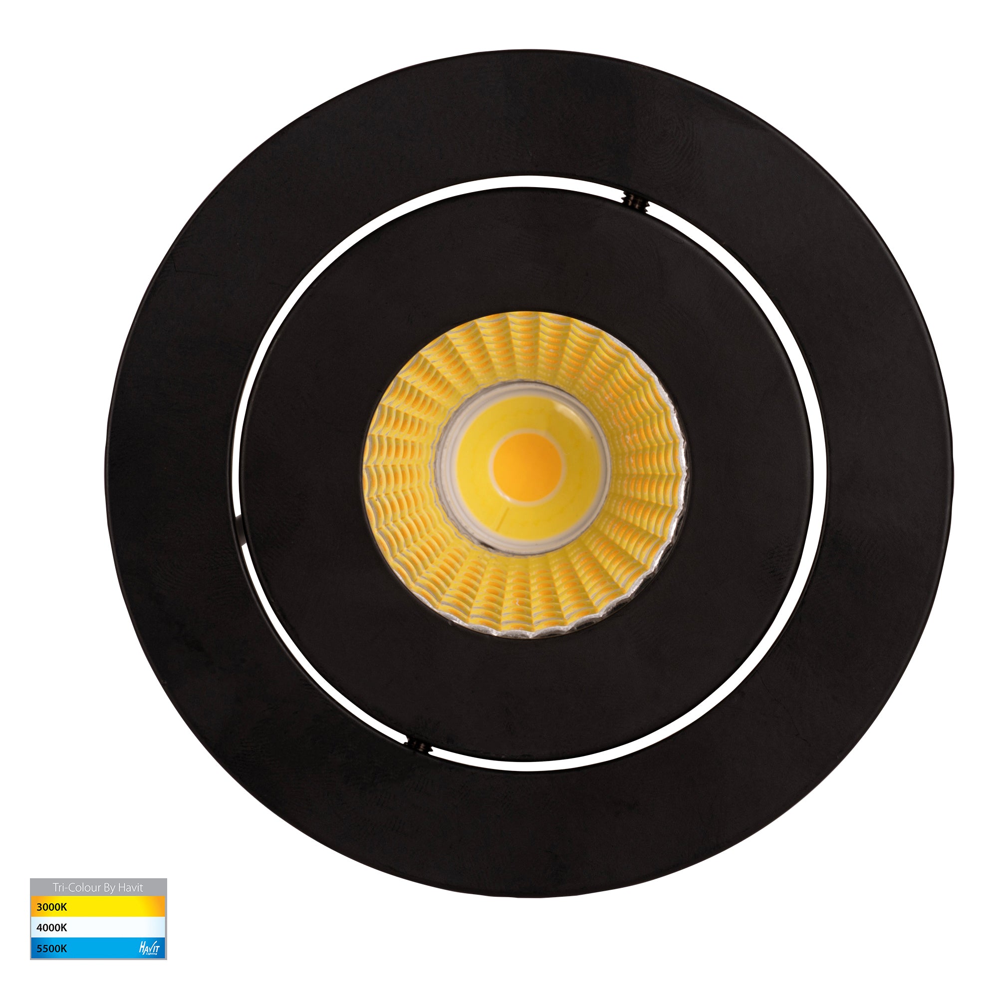 HV5512T-BLK - Prime Black Tilt LED Downlight