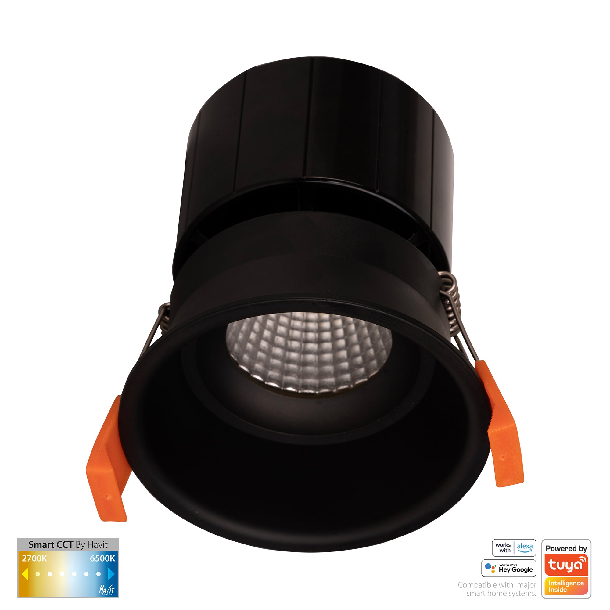 HV5513CCT-BLK - Prime Black Fixed Deep CCT WIFI LED Downlight
