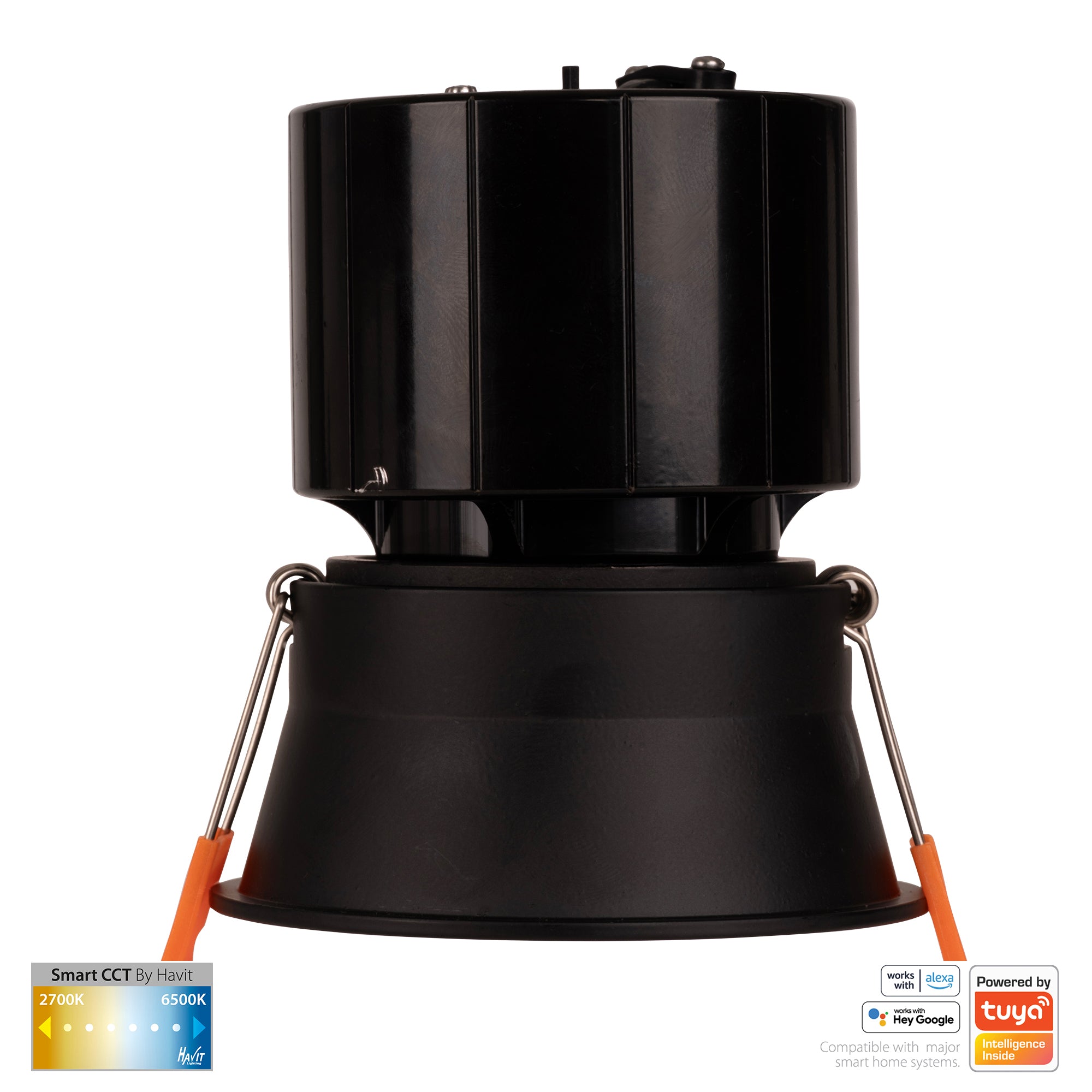 HV5513CCT-BLK - Prime Black Fixed Deep CCT WIFI LED Downlight