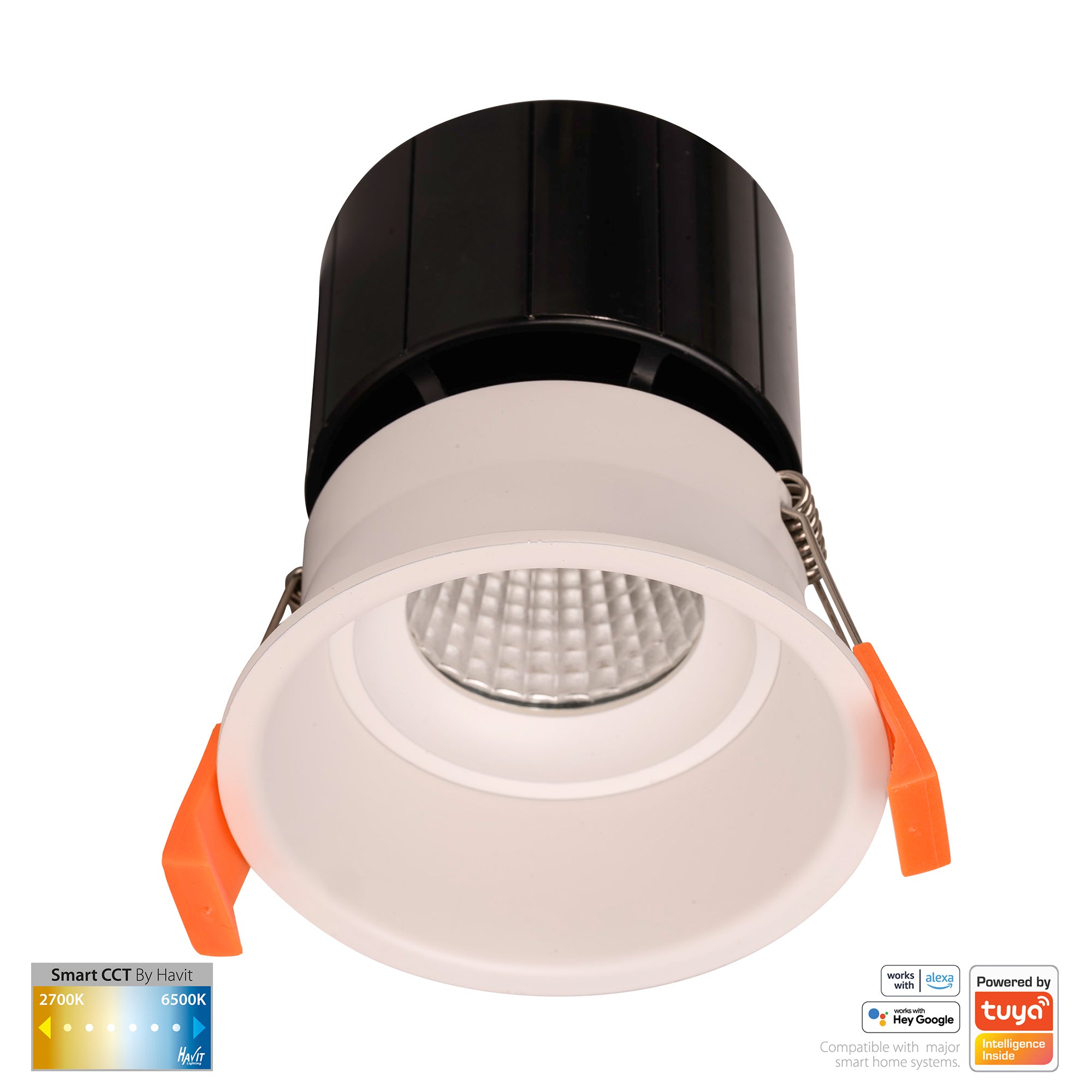 HV5513CCT-WHT - Prime White Fixed Deep CCT WIFI LED Downlight
