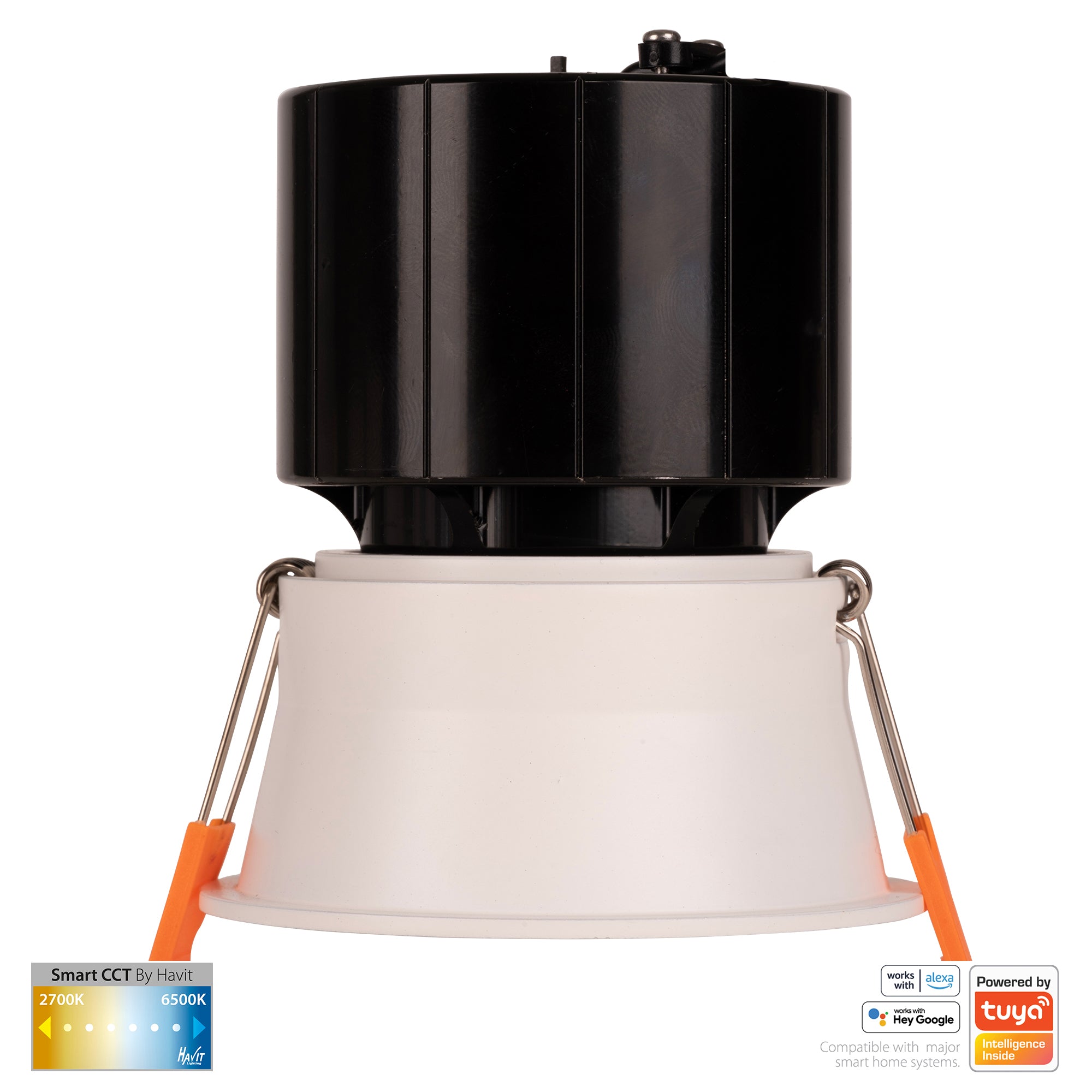 HV5513CCT-WHT - Prime White Fixed Deep CCT WIFI LED Downlight