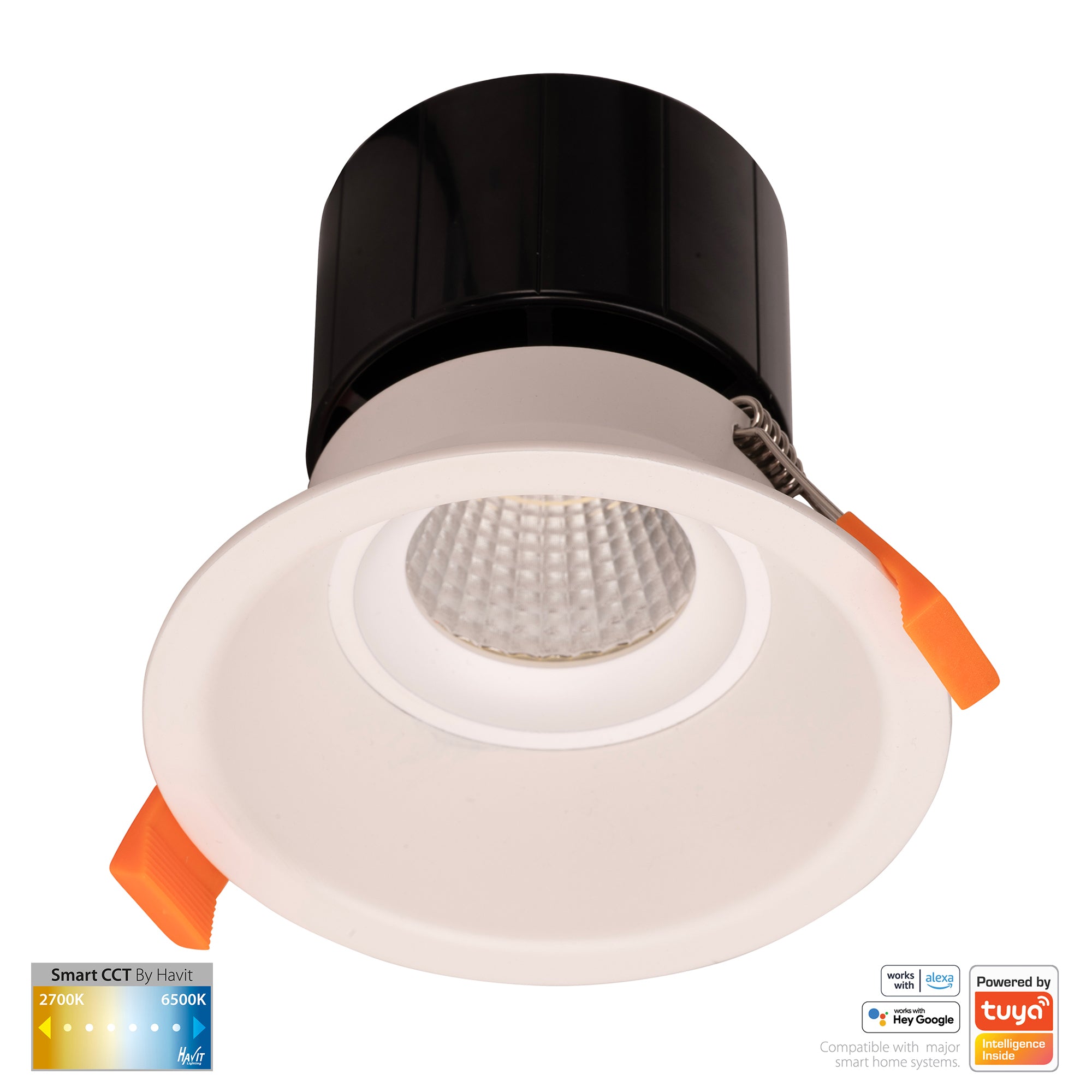 HV5514CCT-WHT - Prime White Fixed Deep CCT WIFI LED Downlight