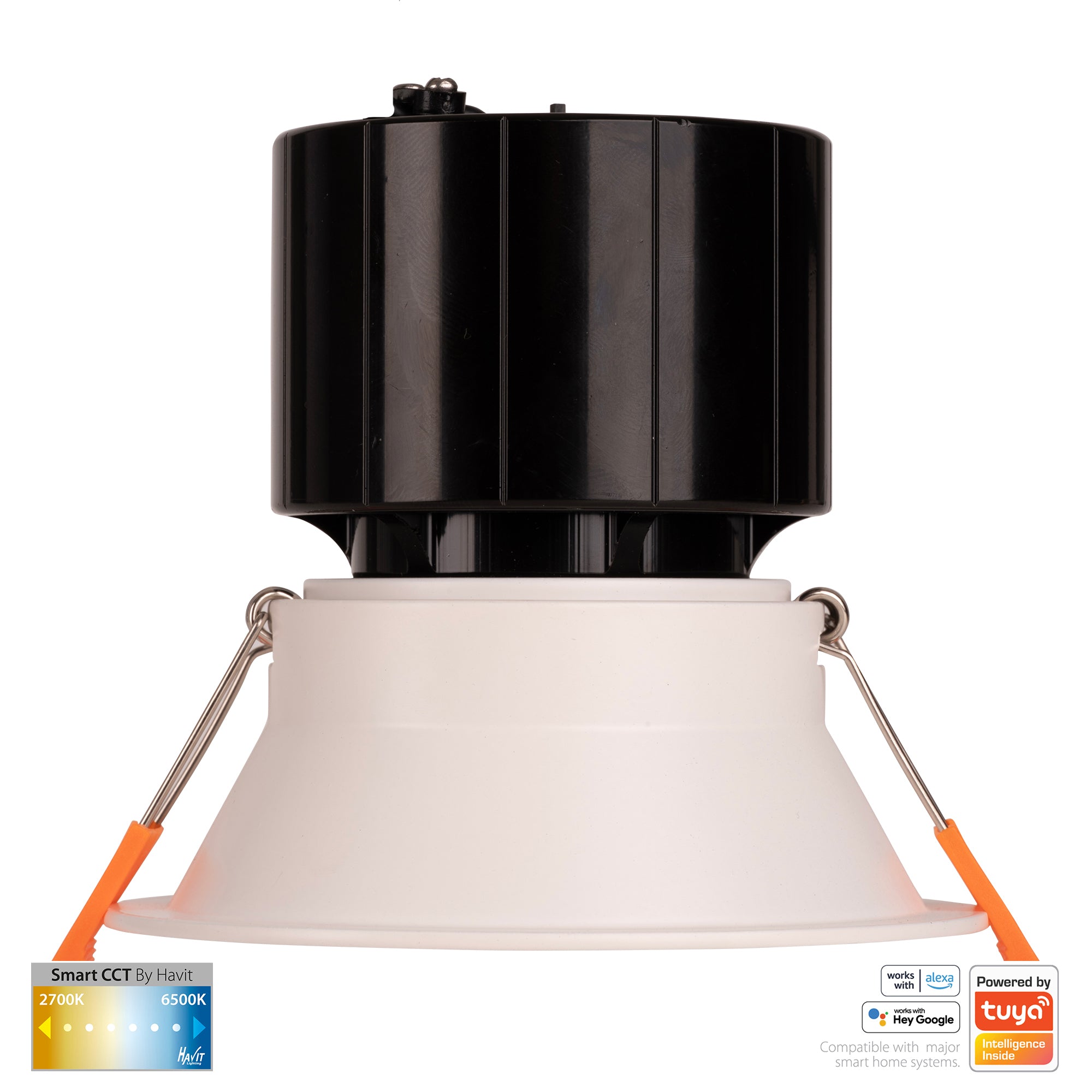 HV5514CCT-WHT - Prime White Fixed Deep CCT WIFI LED Downlight