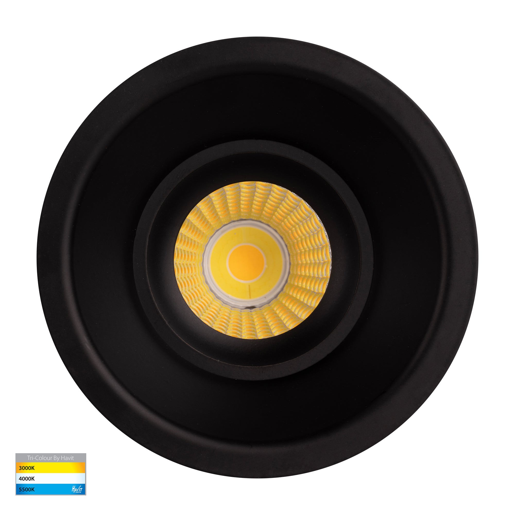 HV5514T-BLK - Prime Black Fixed Deep LED Downlight