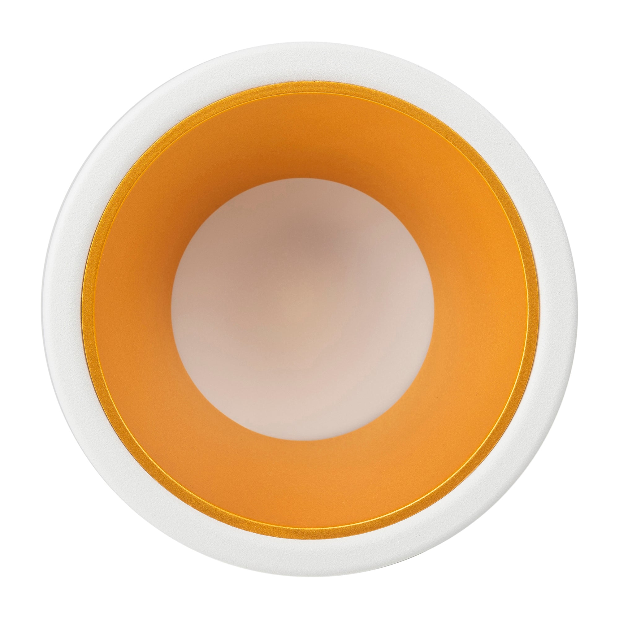 HV5529D2W-WG - Gleam White with Gold Insert Fixed Dim to Warm LED Downlight