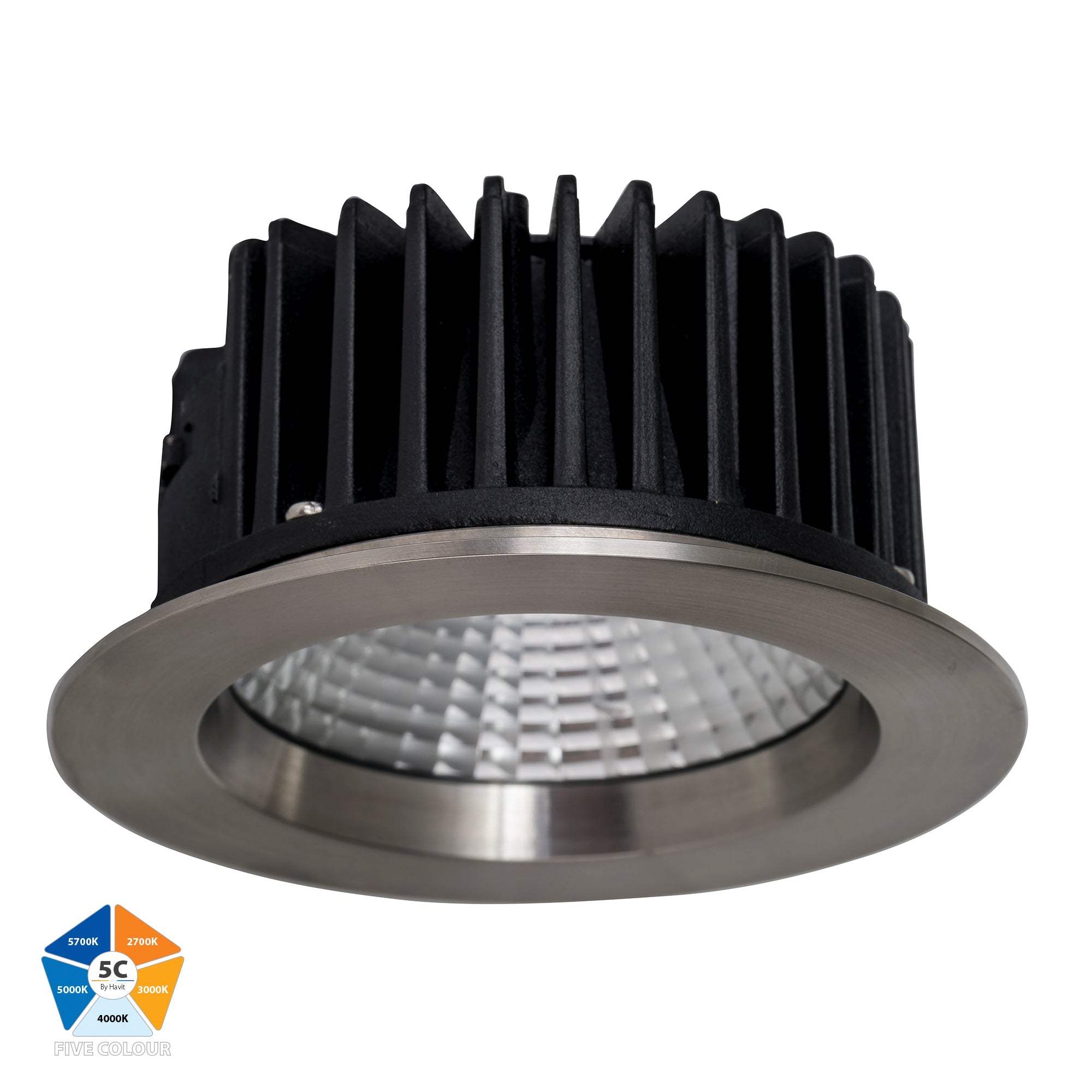 HV5530S-SS316 - Ora 316 Stainless Steel Fixed Five Colour LED Downlight