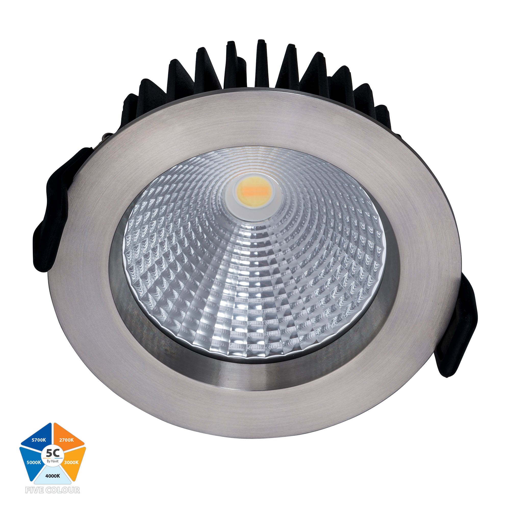 HV5530S-SS316 - Ora 316 Stainless Steel Fixed Five Colour LED Downlight