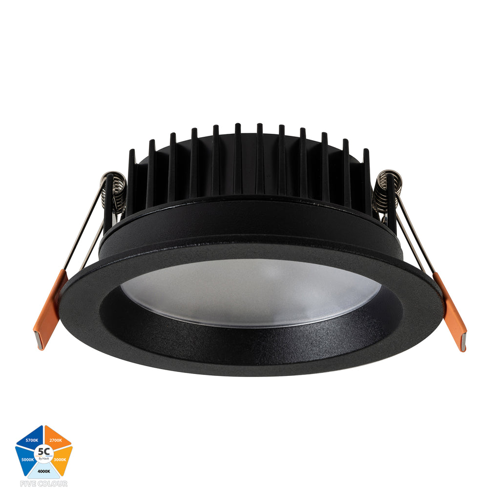 HV5531T-BLK- Ora Black Fixed LED Downlight