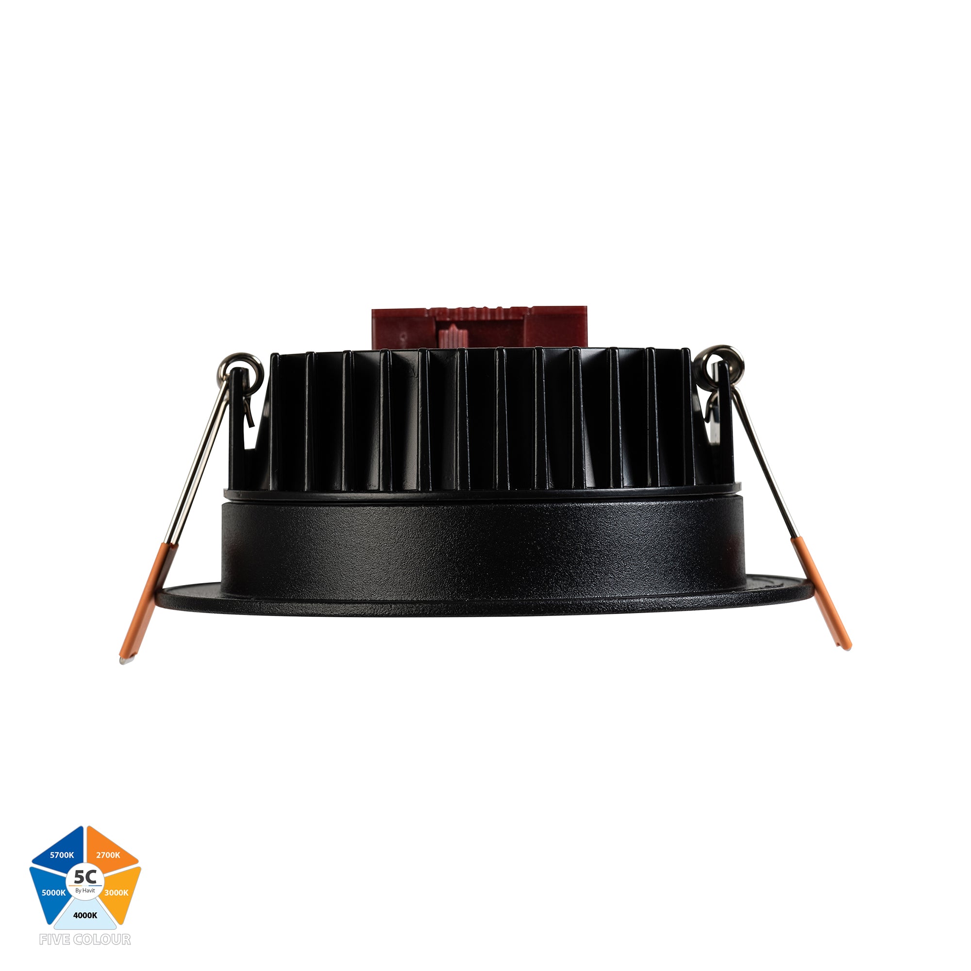 HV5531T-BLK- Ora Black Fixed LED Downlight