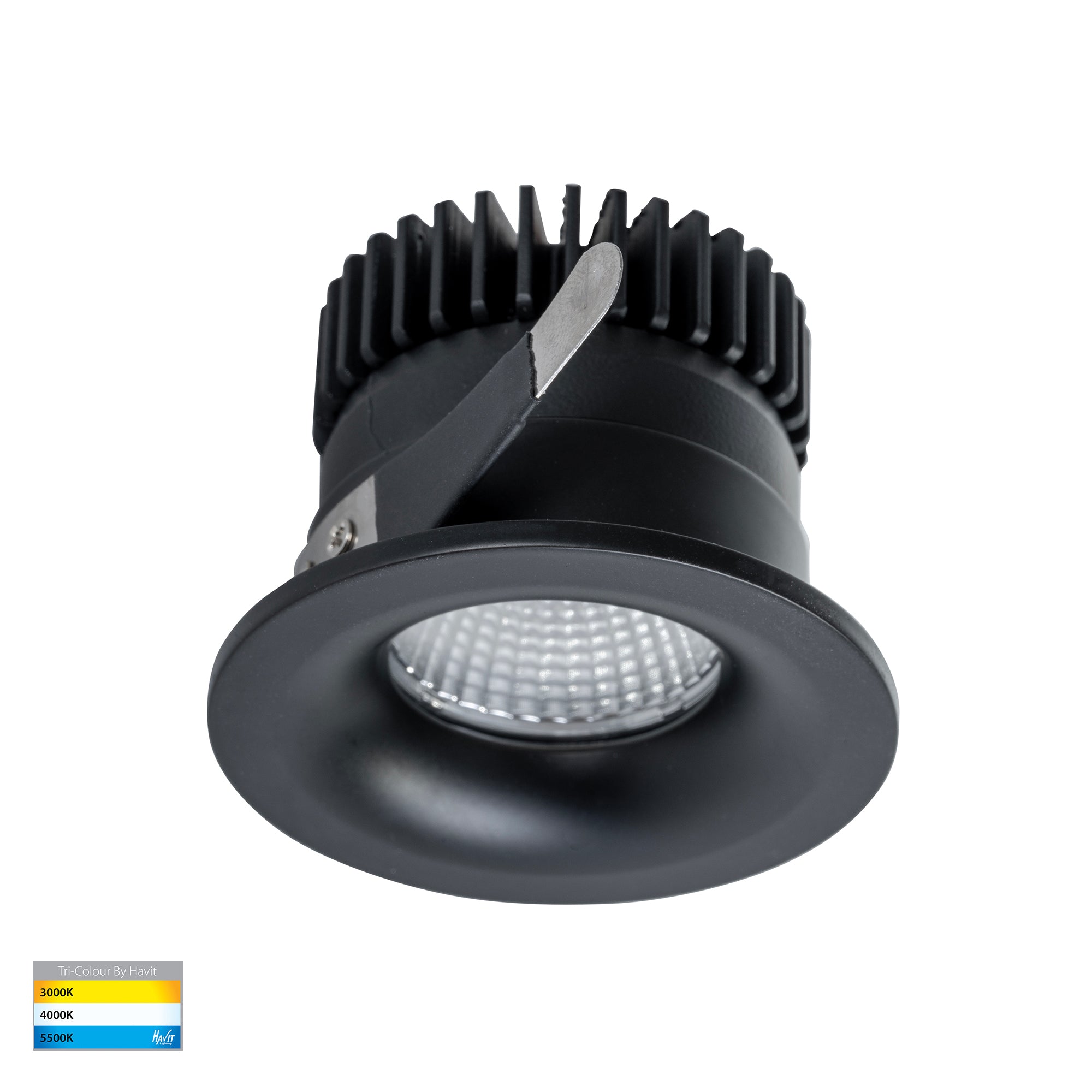 HV5703T-BLK - Niche Black Round Recessed Downlight