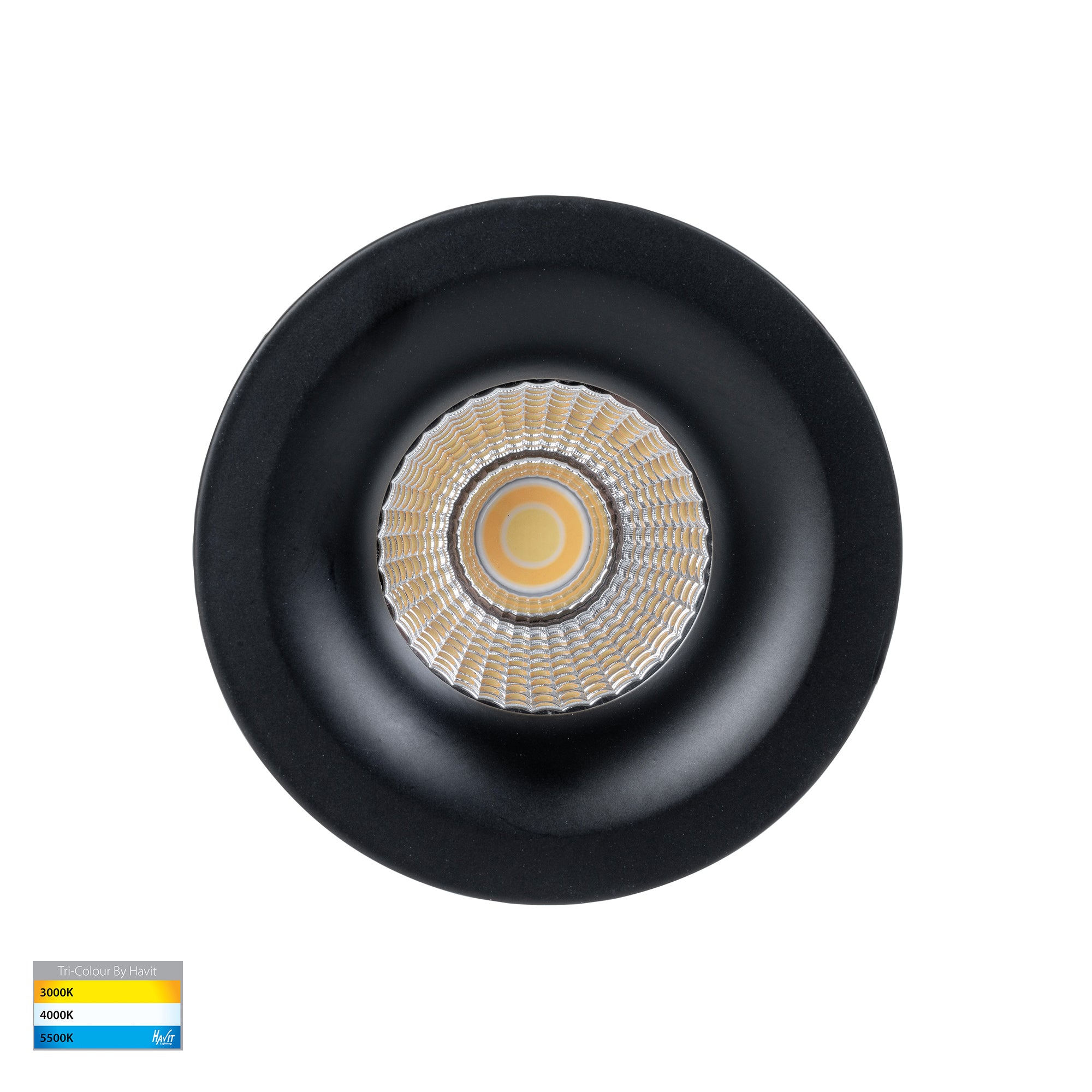 HV5703T-BLK - Niche Black Round Recessed Downlight
