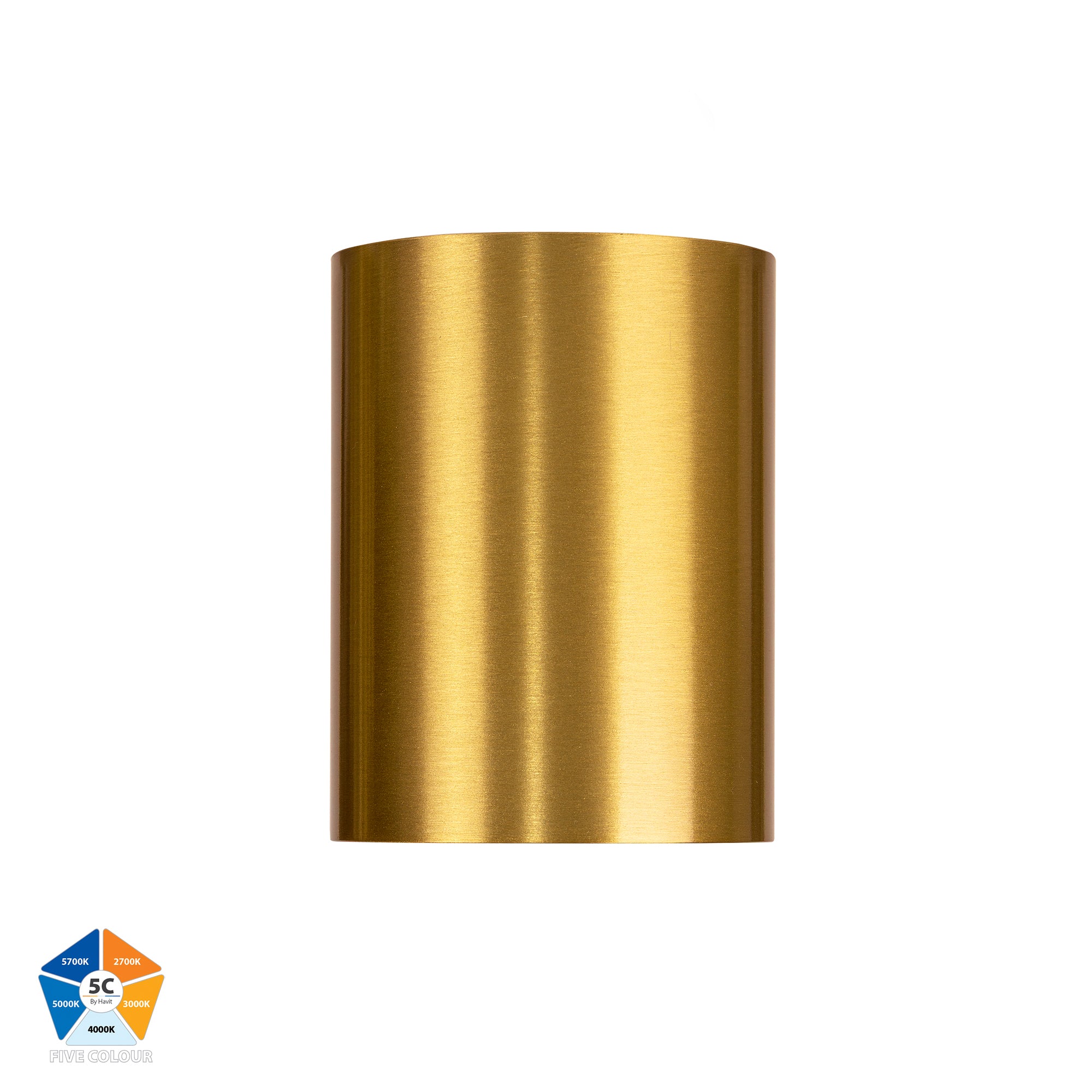 HV5842S-BR | HV5842S-BR-12V - Nella Brass 12w Surface Mounted LED Downlight