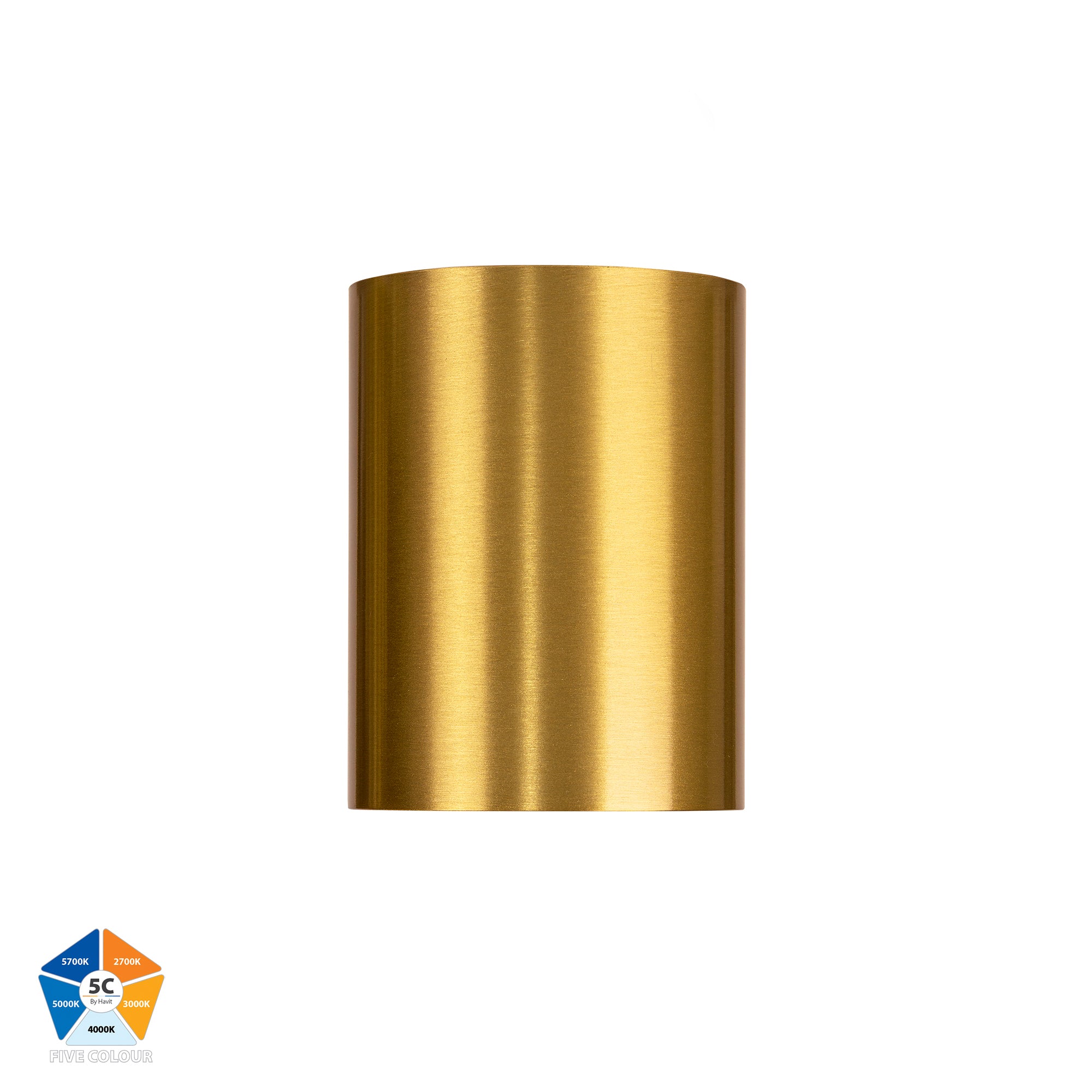 HV5841S-BR | HV5841S-BR-12V  - Nella Brass 7w Surface Mounted LED Downlight