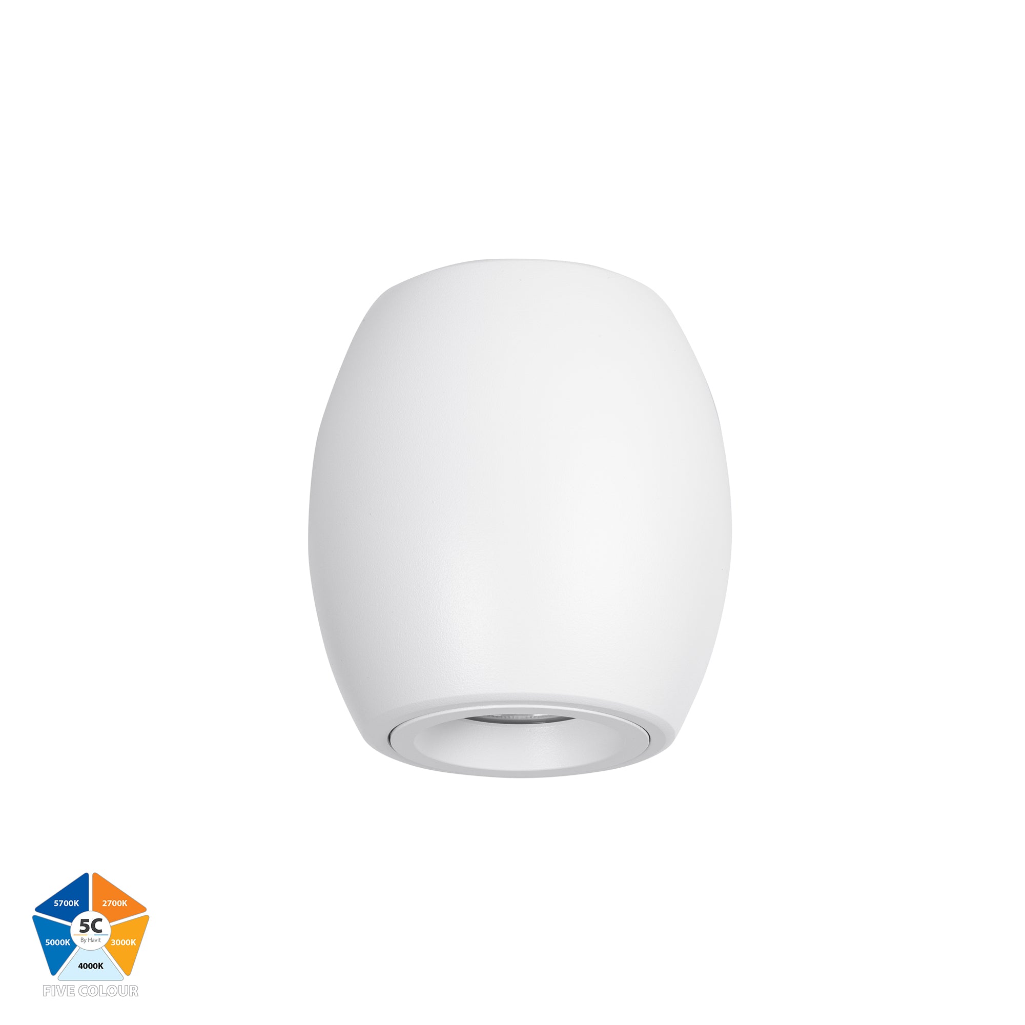 HV5848S-WHT - Nella White 7w Surface Mounted LED Downlight