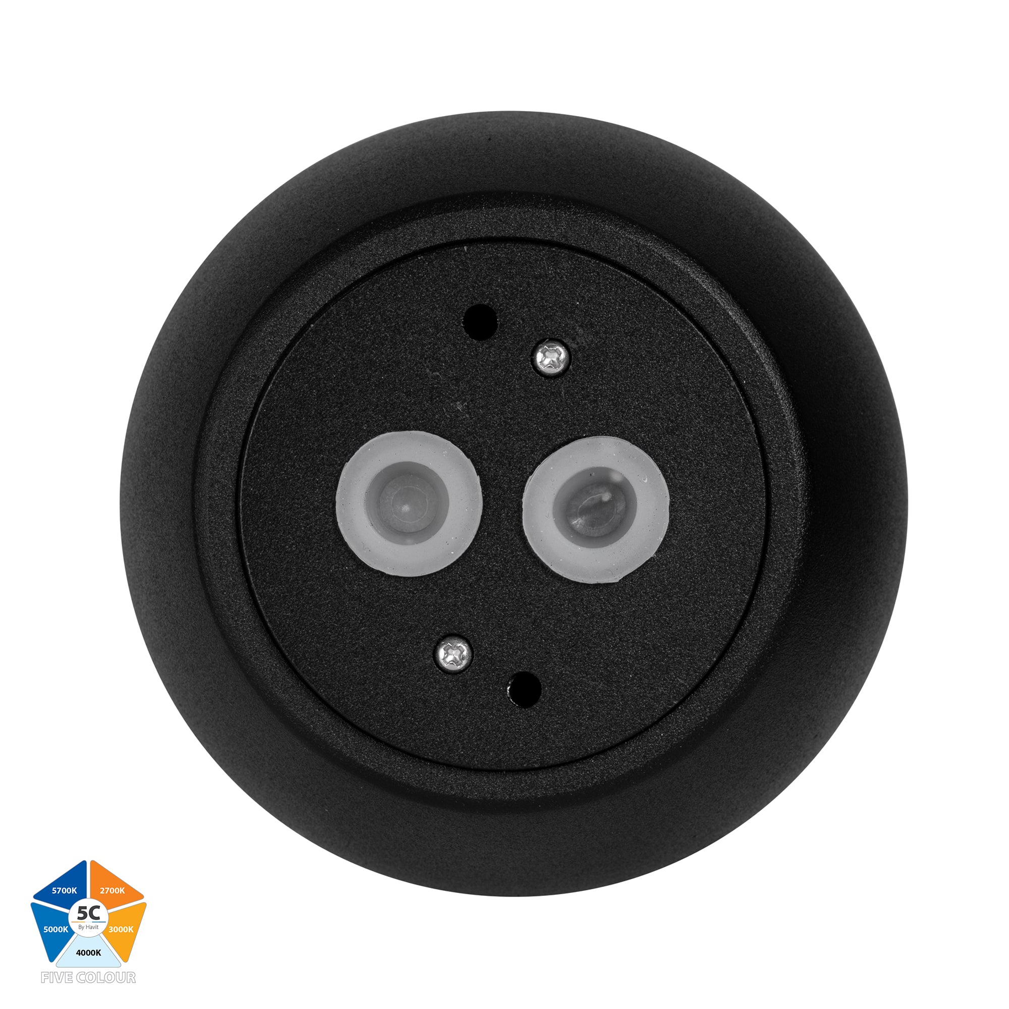 HV5849S-BLK - Nella Black 12w Surface Mounted LED Downlight
