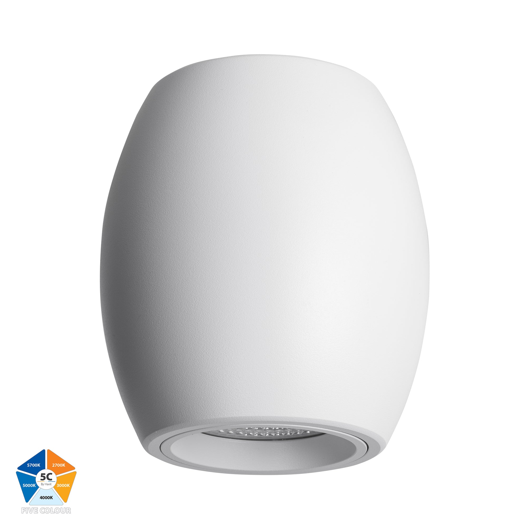 HV5849S-WHT - Nella White 12w Surface Mounted LED Downlight