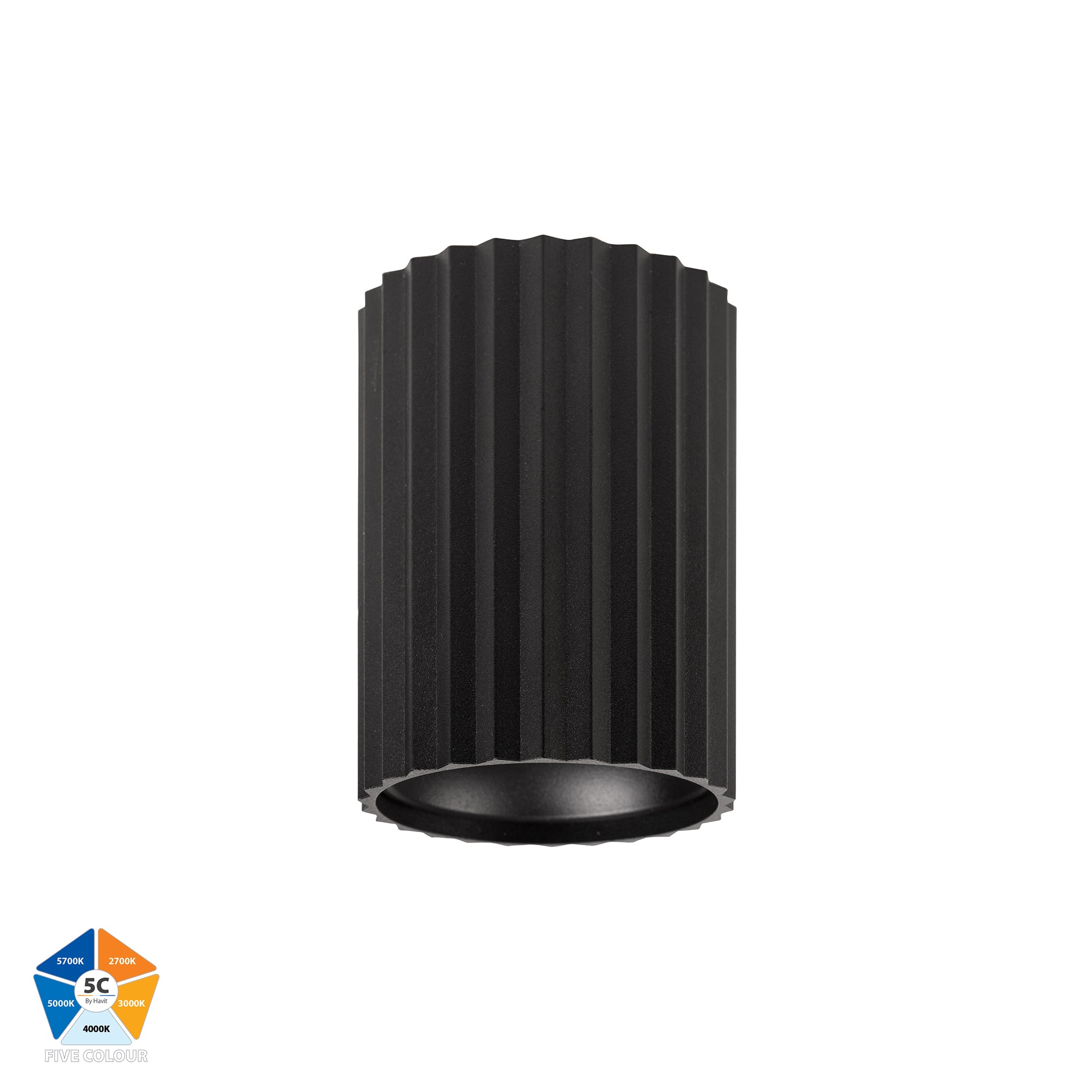 HV5851S-BLK | HV5851S-BLK-12V  - Nella White 7w Surface Mounted LED Downlight
