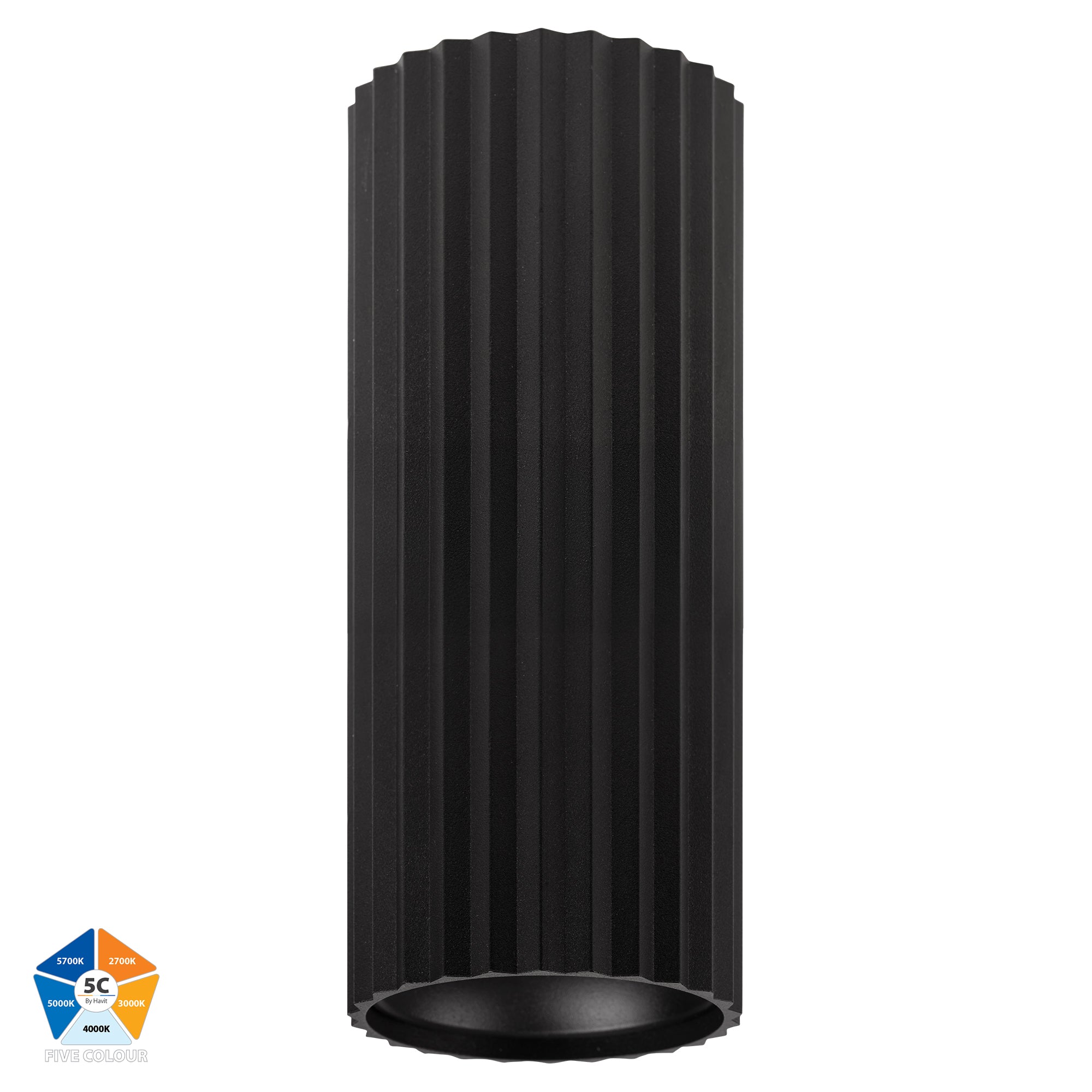 HV5851S-BLK-EXT | HV5851S-BLK-EXT-12V  - Nella White 7w Surface Mounted LED Downlight