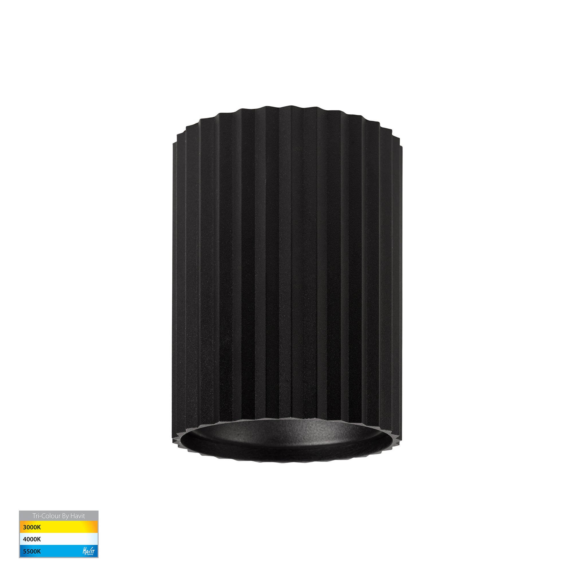 HV5852S-BLK | HV5852S-BLK-12V  - Nella Black 12w Surface Mounted LED Downlight