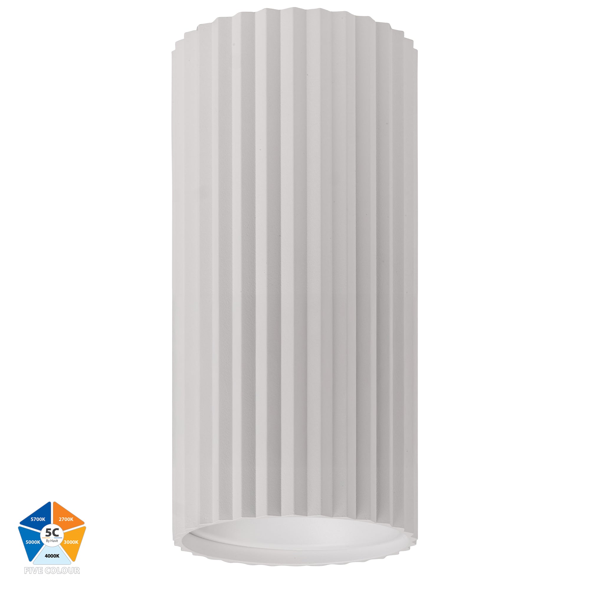 HV5852S-WHT-EXT | HV5852S-WHT-EXT-12V  - Nella White 12w Surface Mounted LED Downlight