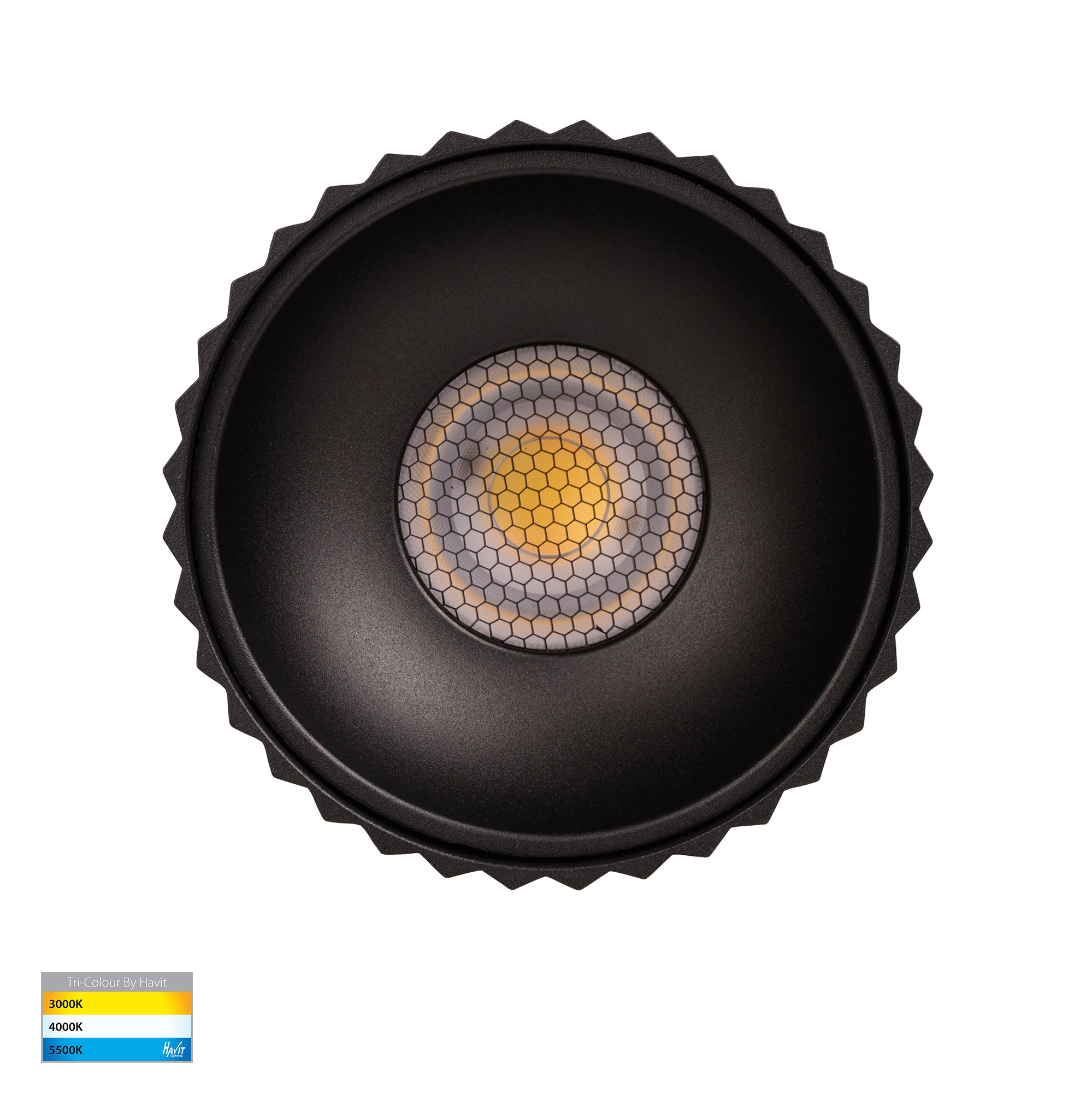 HV5853S-BLK | HV5853S-BLK-12V  - Nella Black 18w Surface Mounted LED Downlight