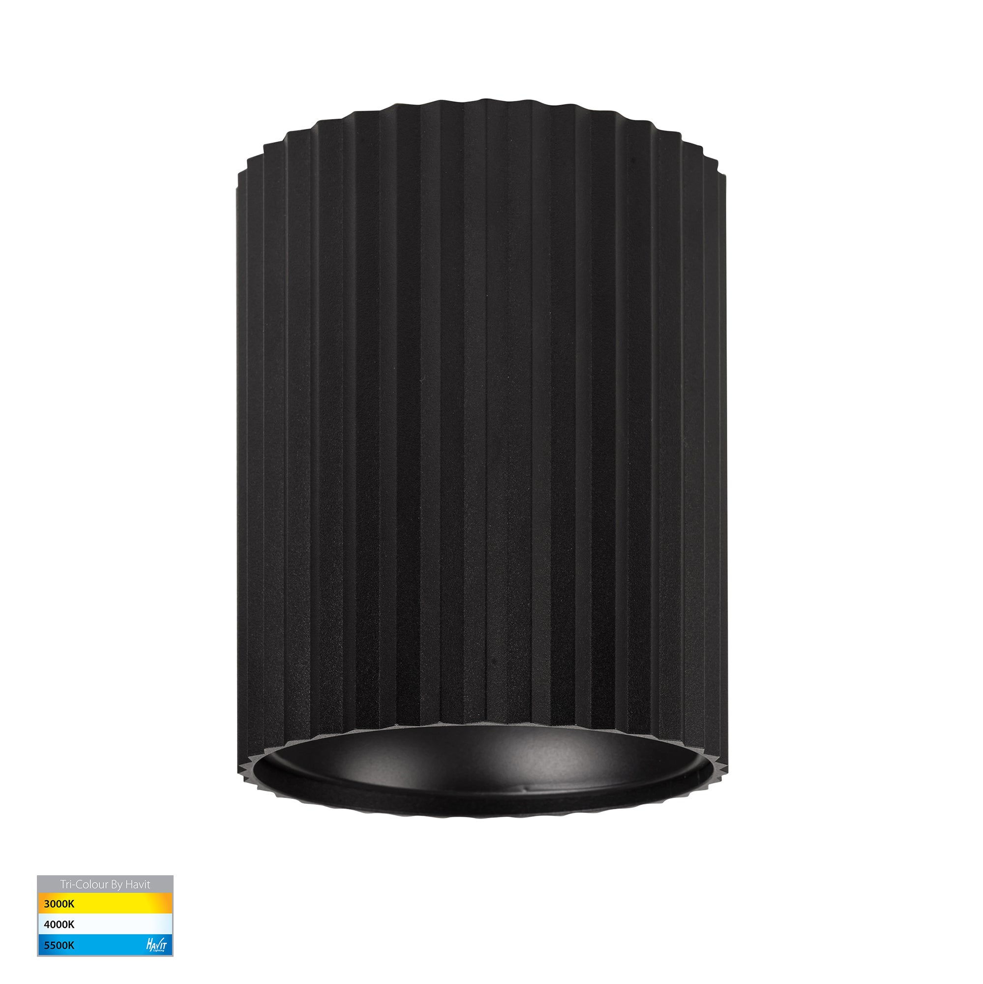 HV5853S-BLK | HV5853S-BLK-12V  - Nella Black 18w Surface Mounted LED Downlight