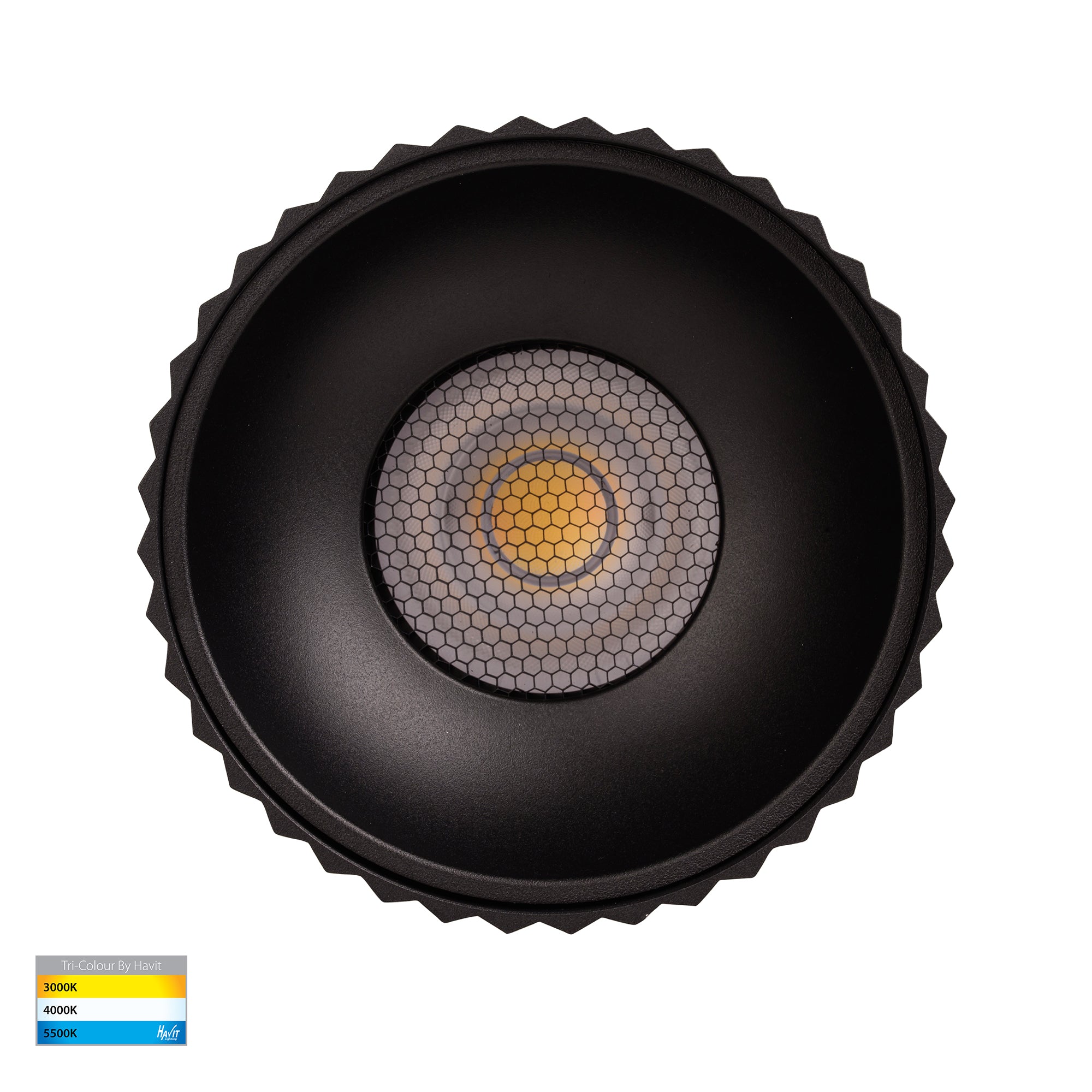 HV5854S-BLK | HV5854S-BLK-12V  - Nella Black 24w Surface Mounted LED Downlight