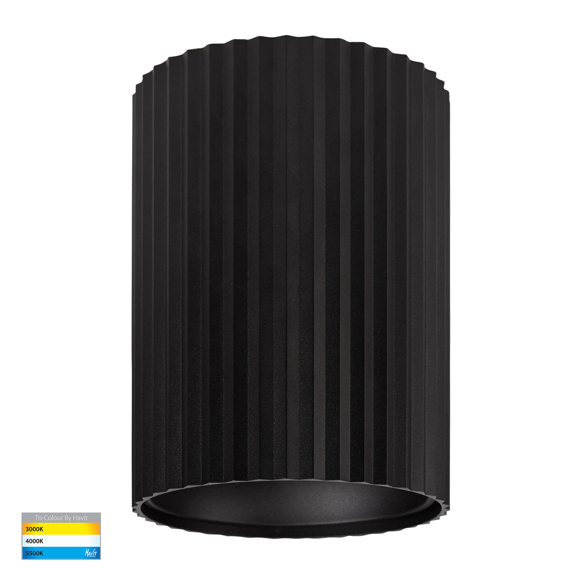 HV5854S-BLK | HV5854S-BLK-12V  - Nella Black 24w Surface Mounted LED Downlight