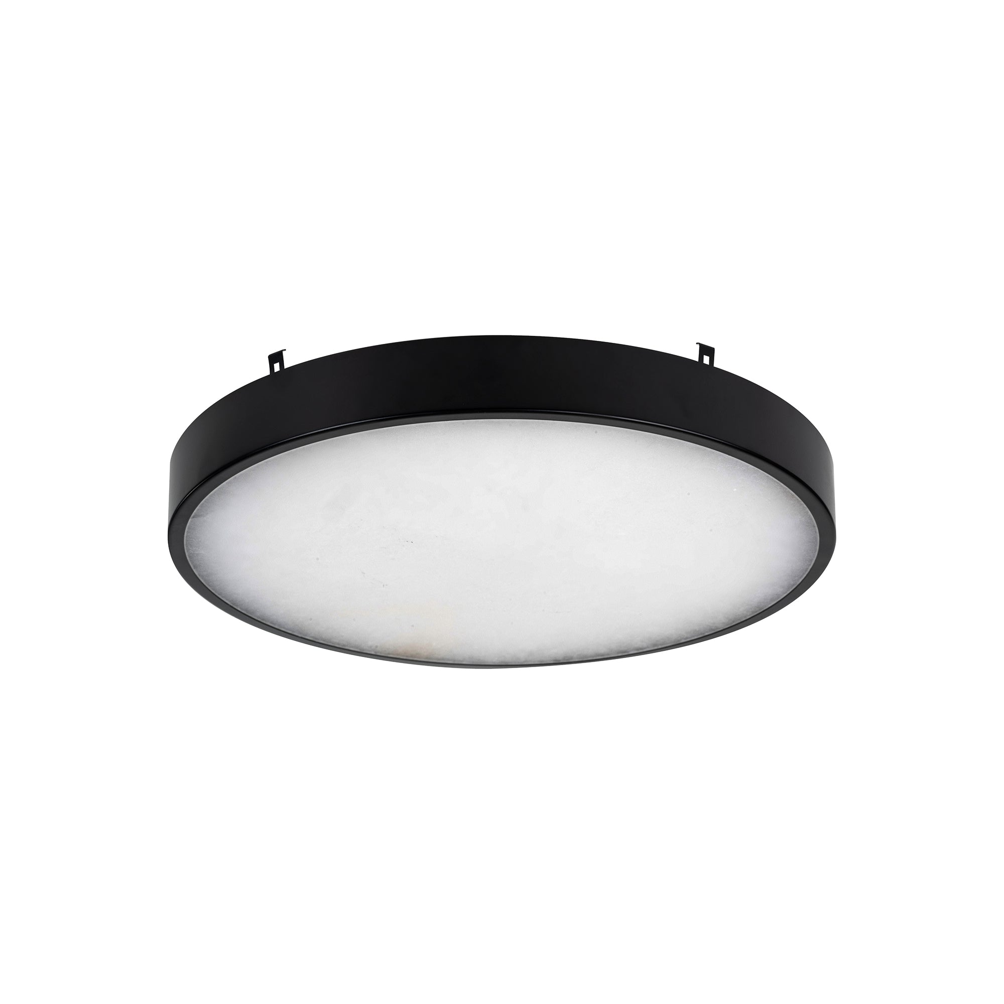 HV5864-4-BLKALB - Auster Black Trim with Alabaster Glass to suit HV5864S-WHT